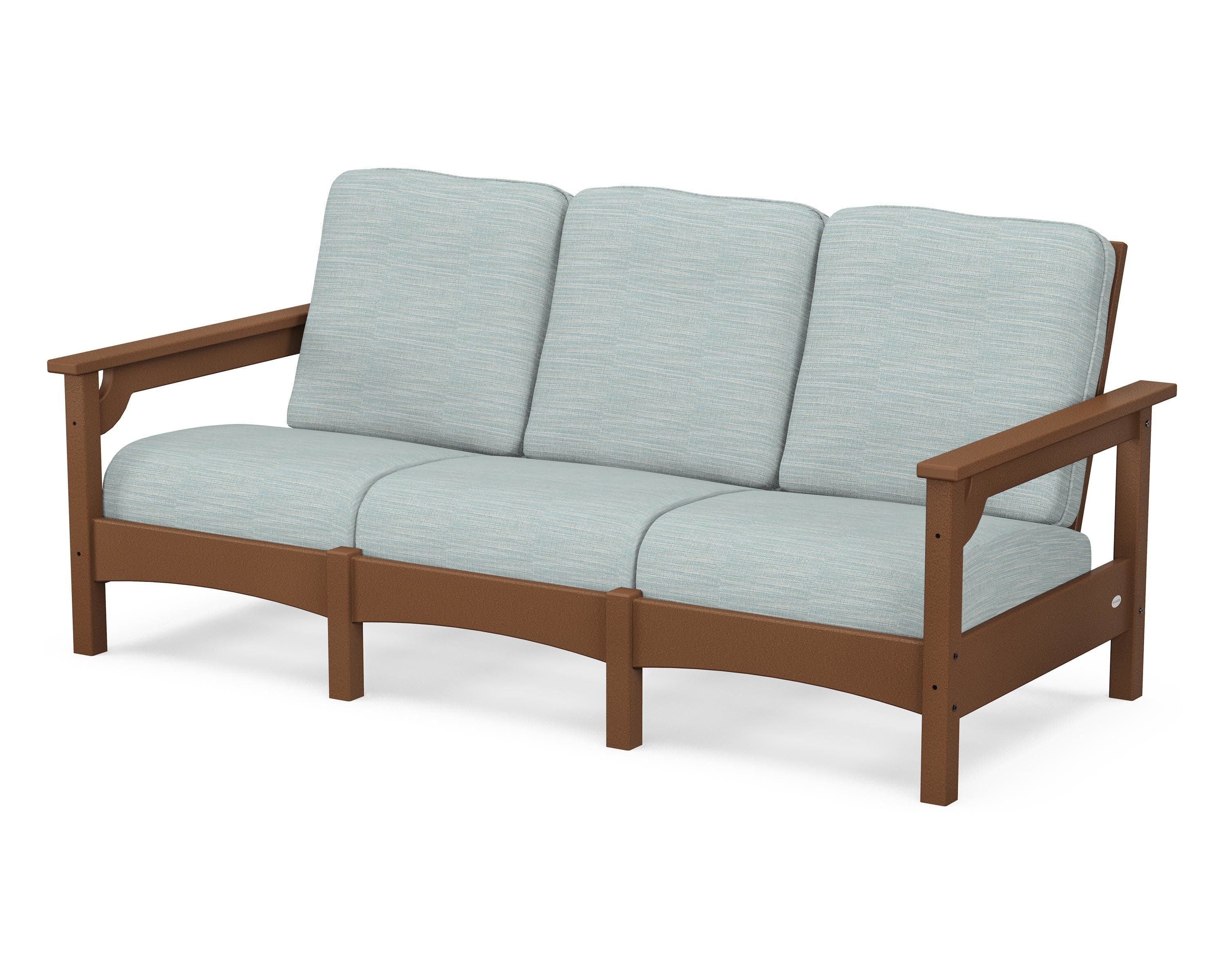 Club Sofa in Teak / Soothe Mist