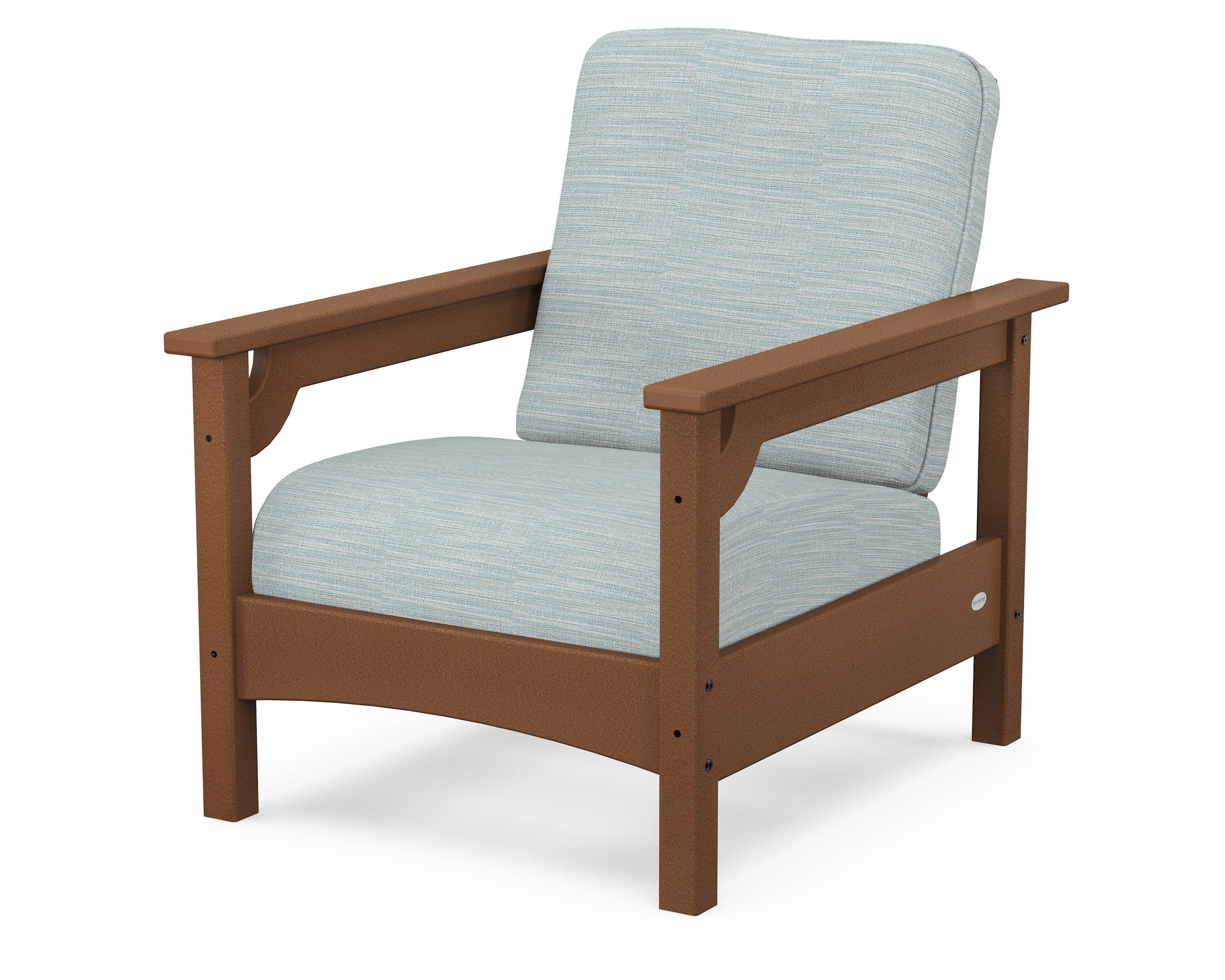 Club Chair in Teak / Soothe Mist