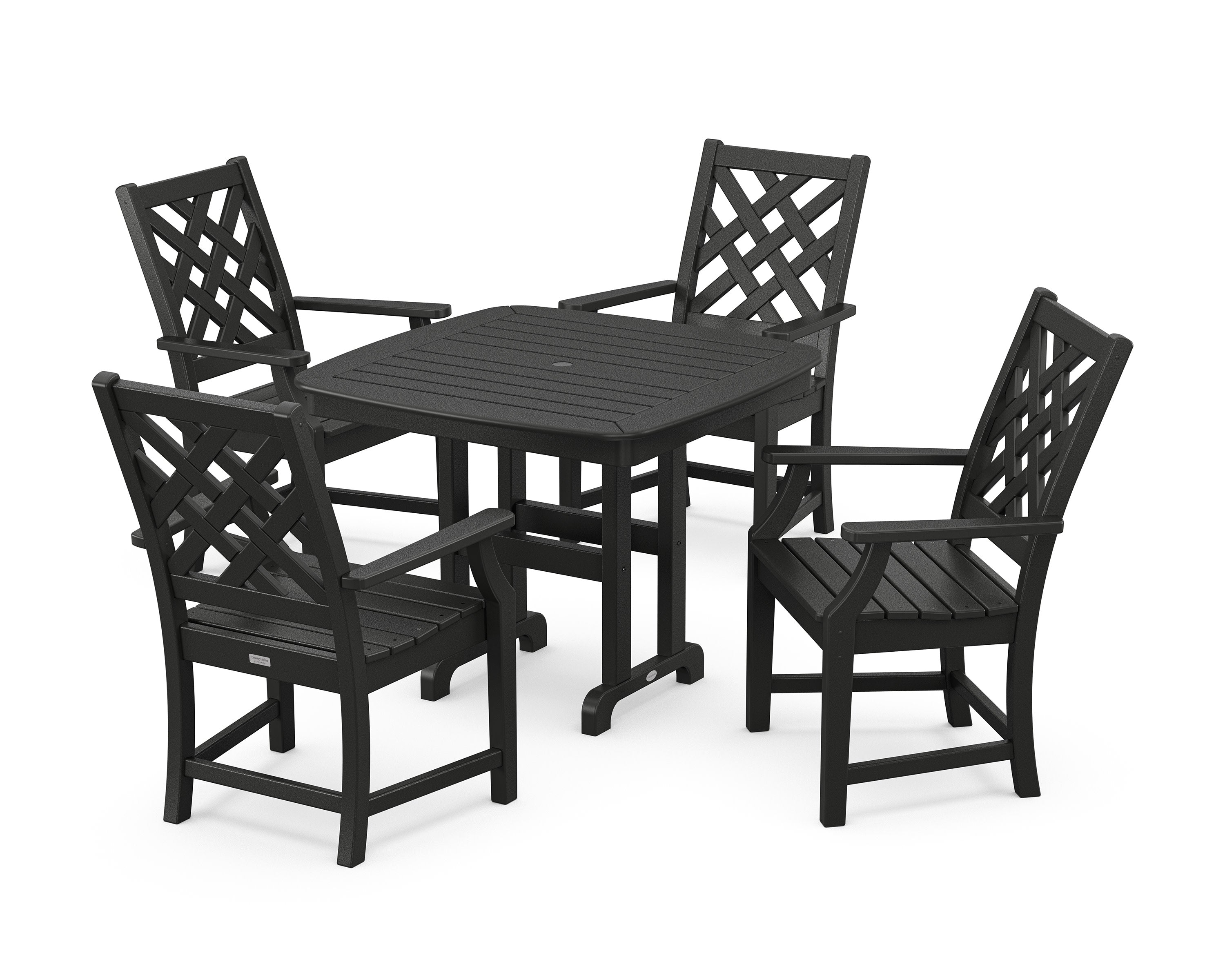 Wovendale 5-Piece Dining Set in Black
