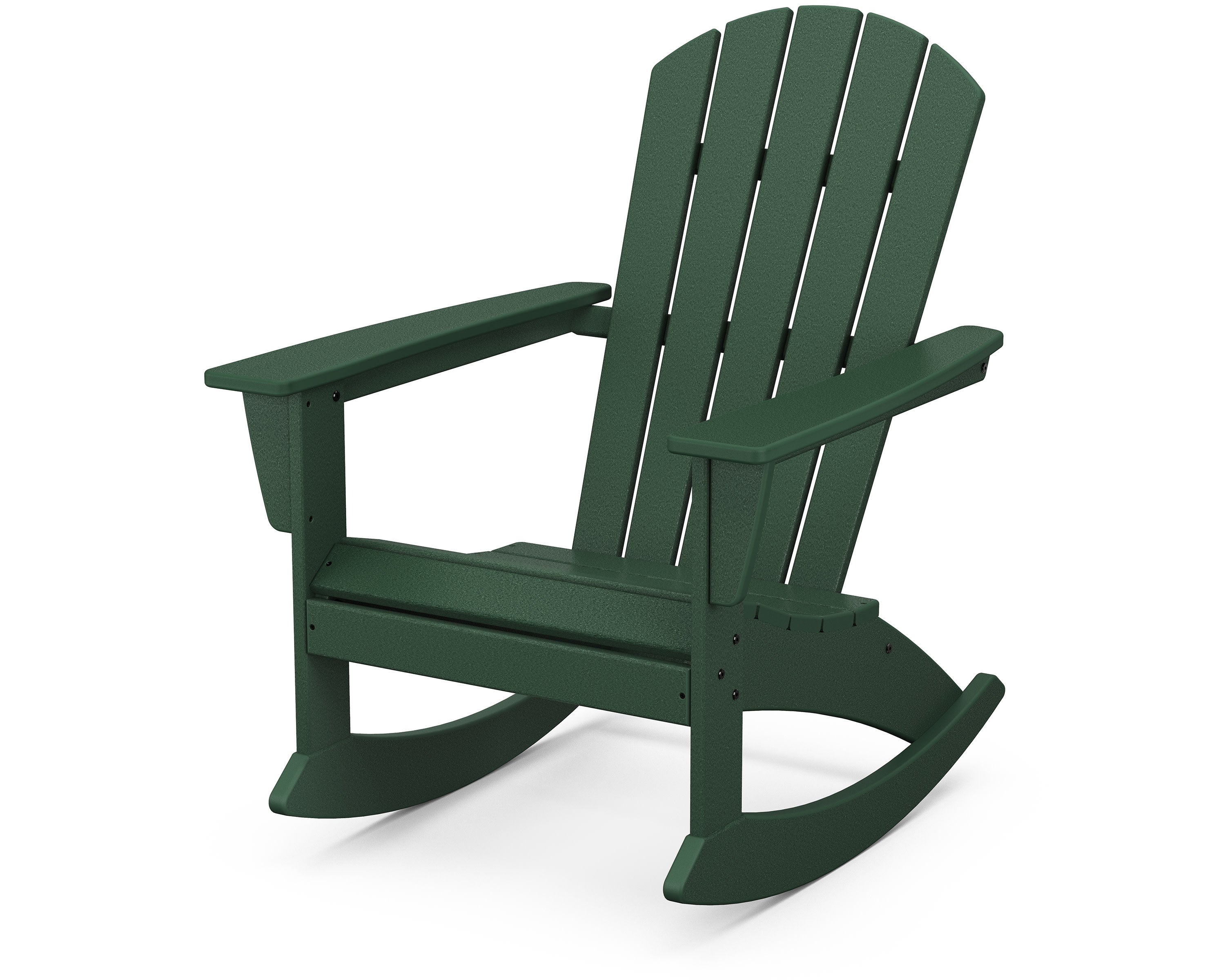 Nautical Adirondack Rocking Chair in Green