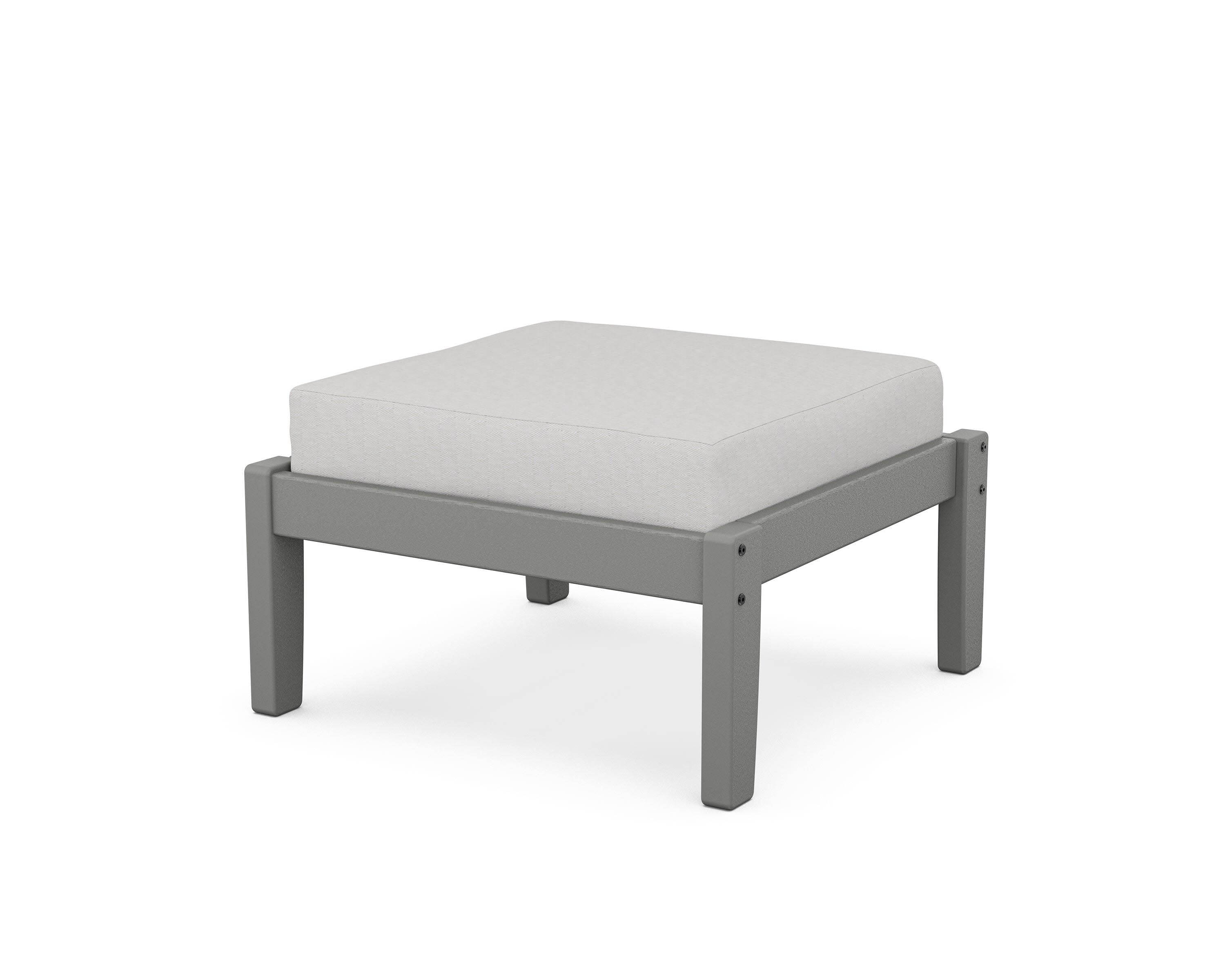 Deep Seating Ottoman in Slate Grey / Diamond in the Rough