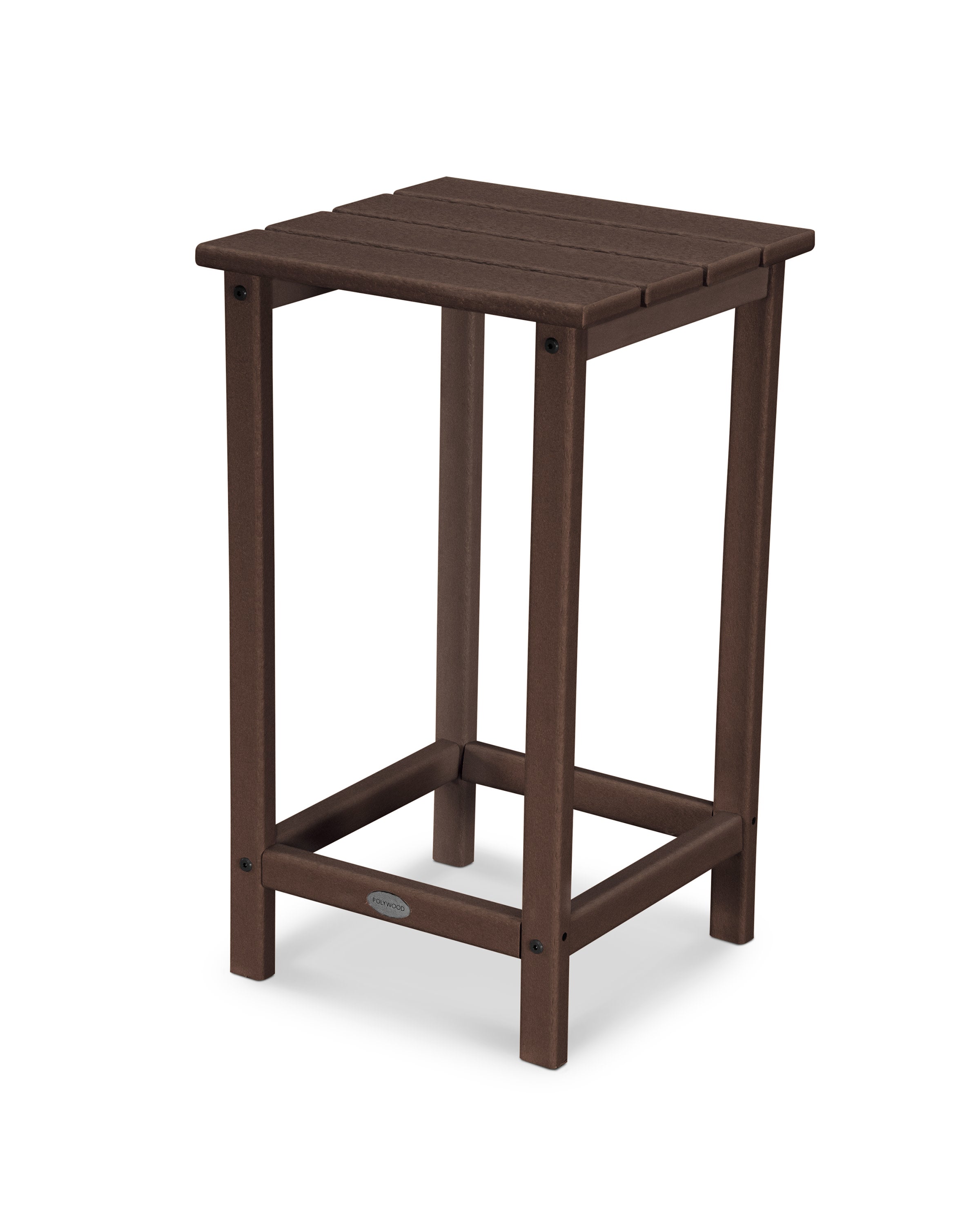 Long Island 26" Counter Side Table in Mahogany