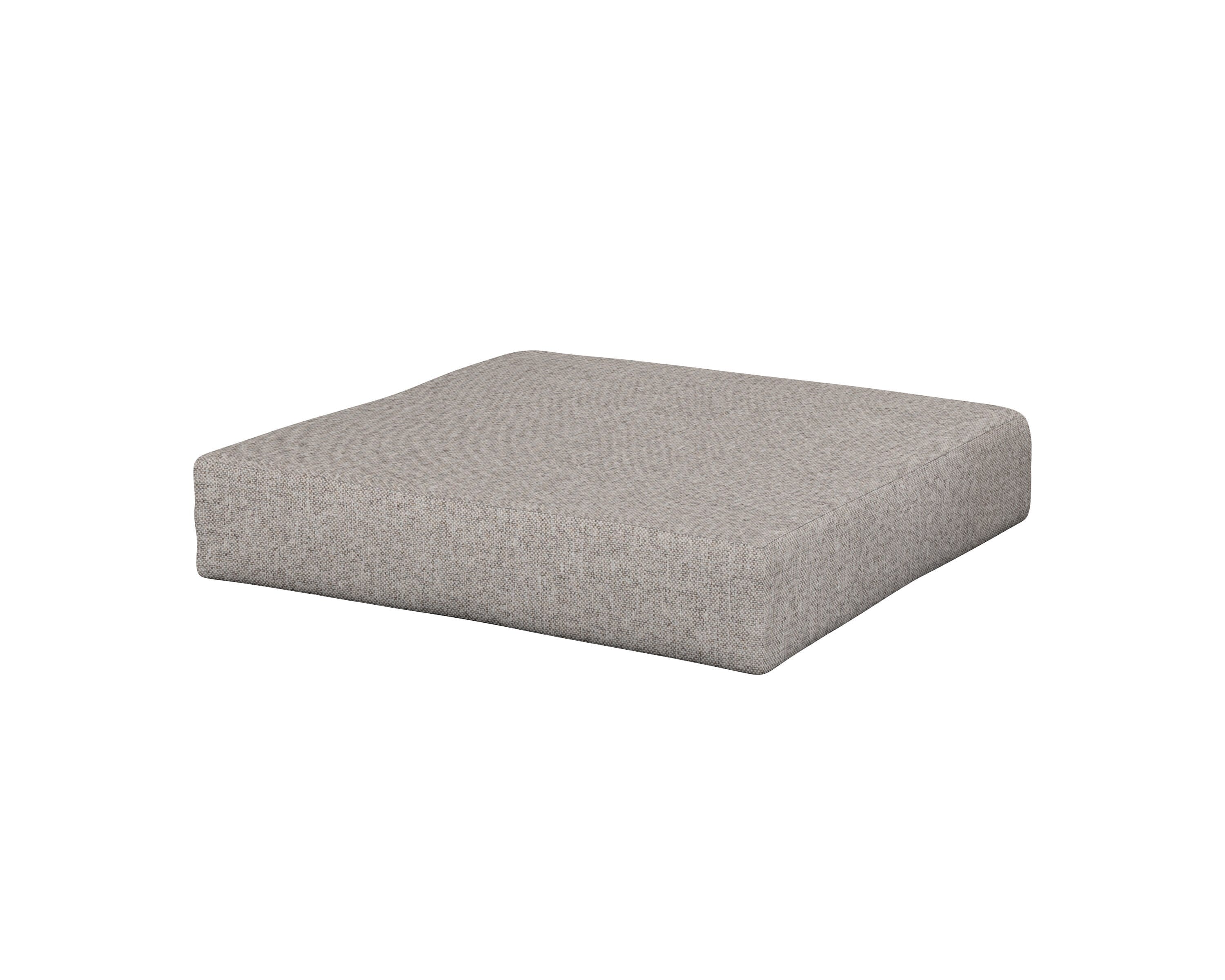 Modular Ottoman Cushion in Weathered Tweed