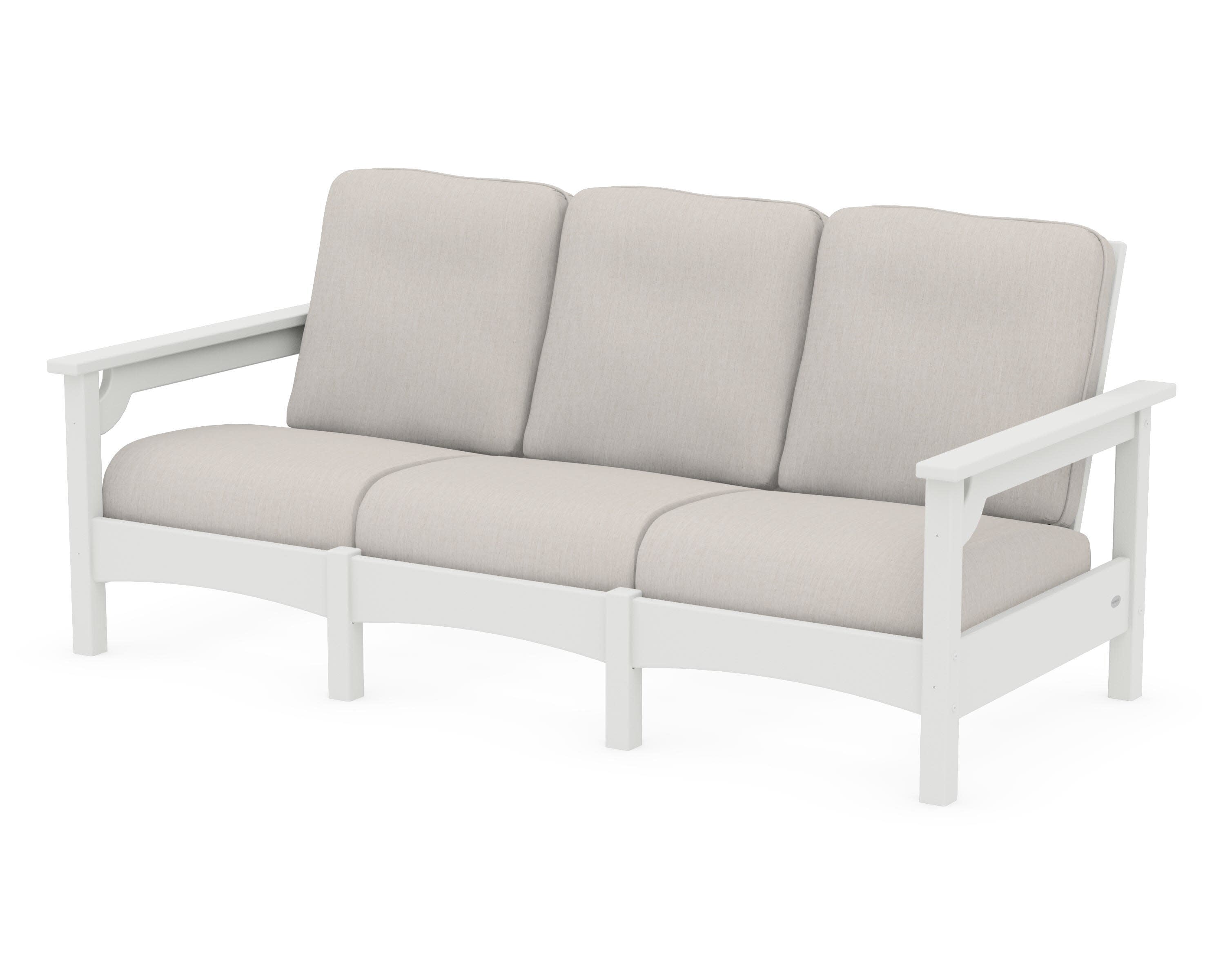 Club Sofa in Vintage White / Cast Ash