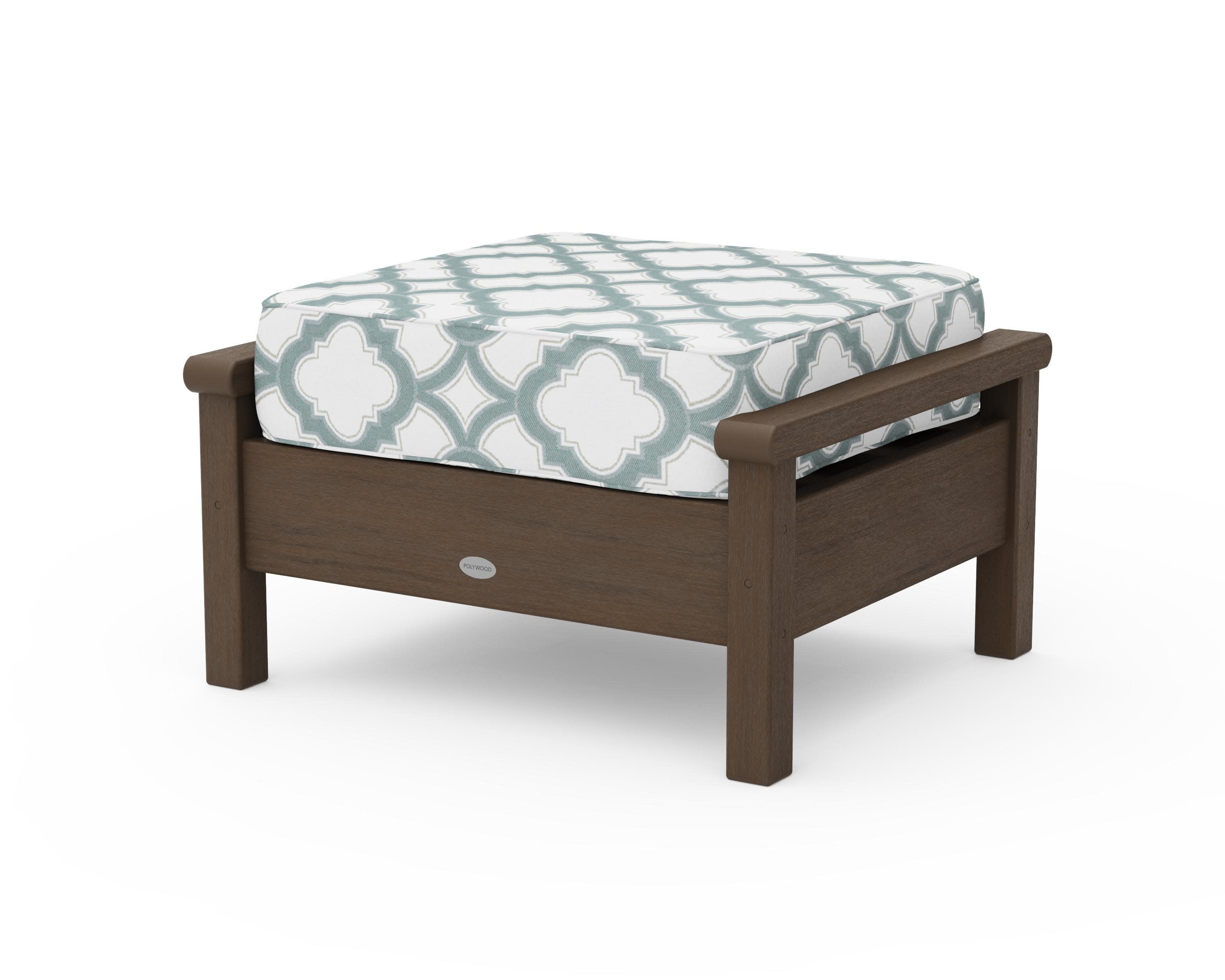 Harbour Deep Seating Ottoman in Kona / Trellis Glacier Spa