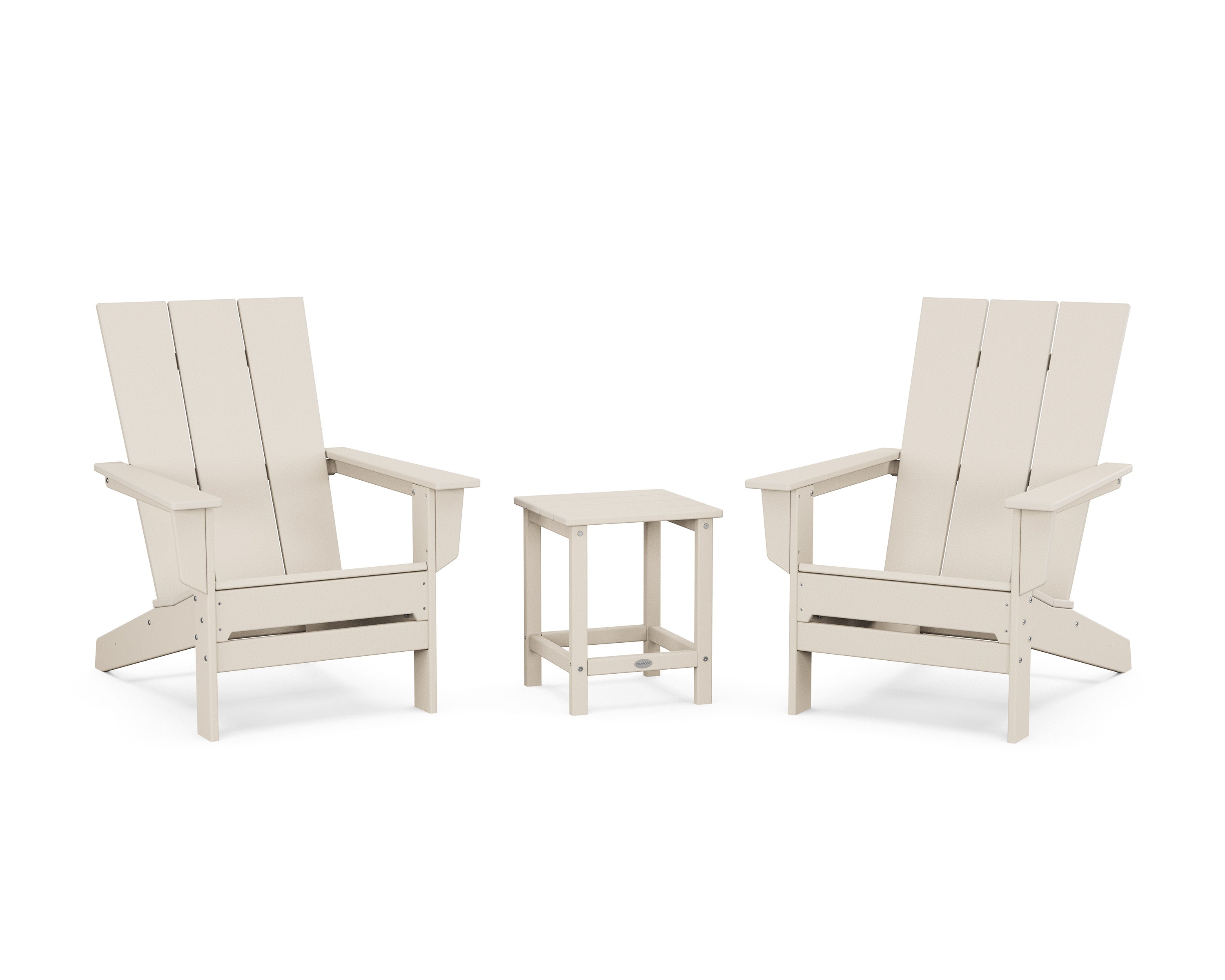 3-Piece Modern Studio Adirondack Set in Sand
