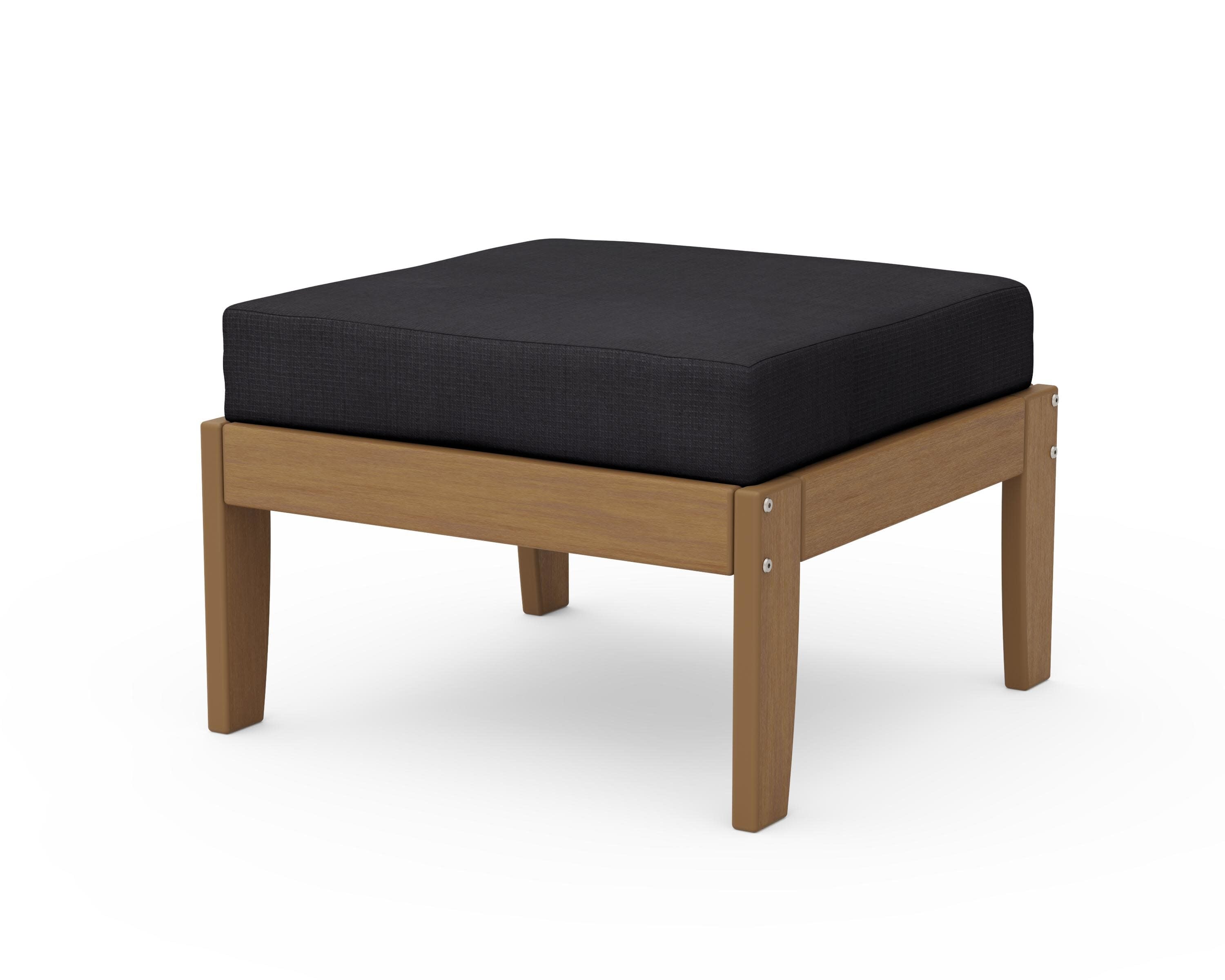 Modular Ottoman - Classic in Natural / Midnight Linen