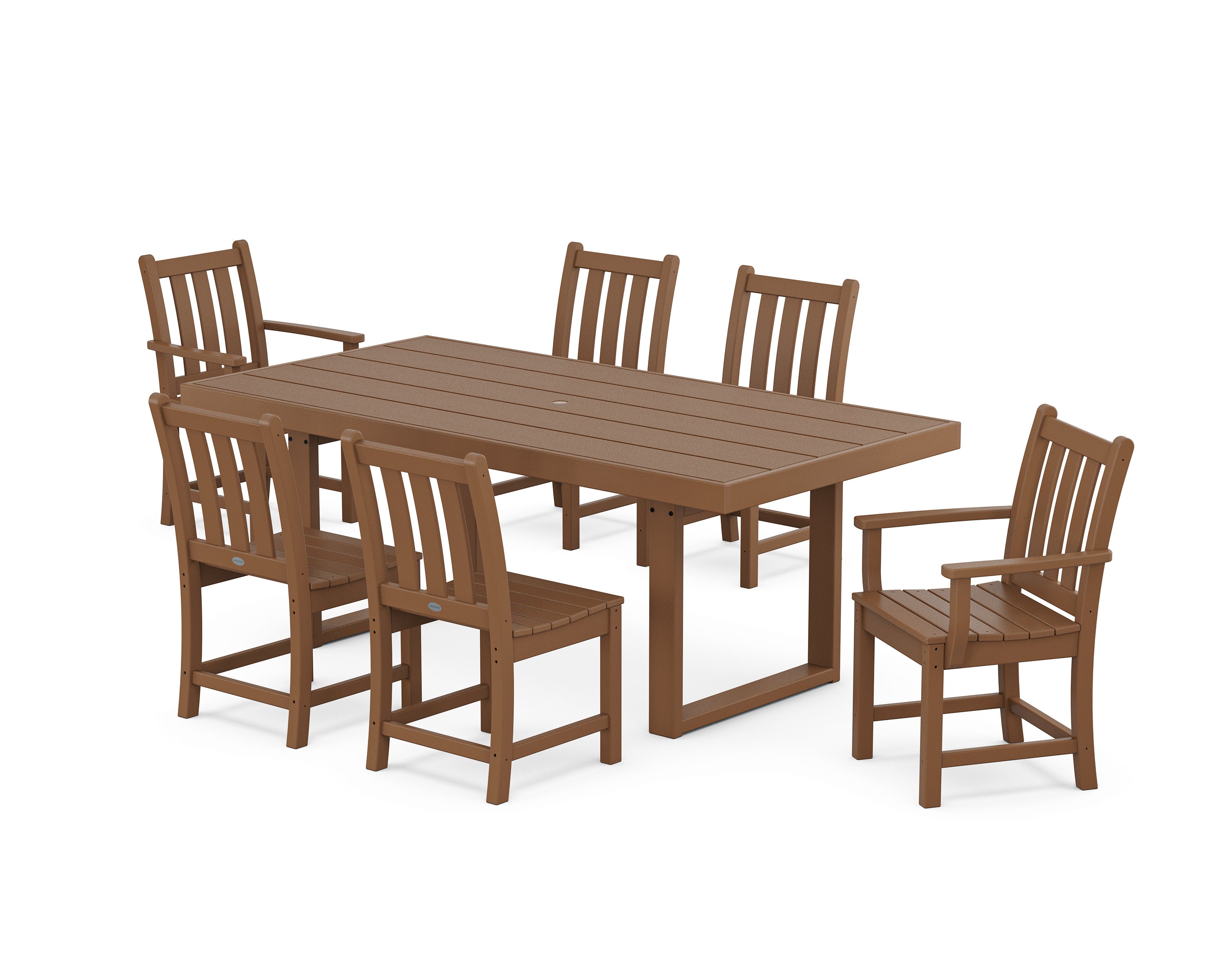 Traditional Garden 7-Piece Dining Set in Teak