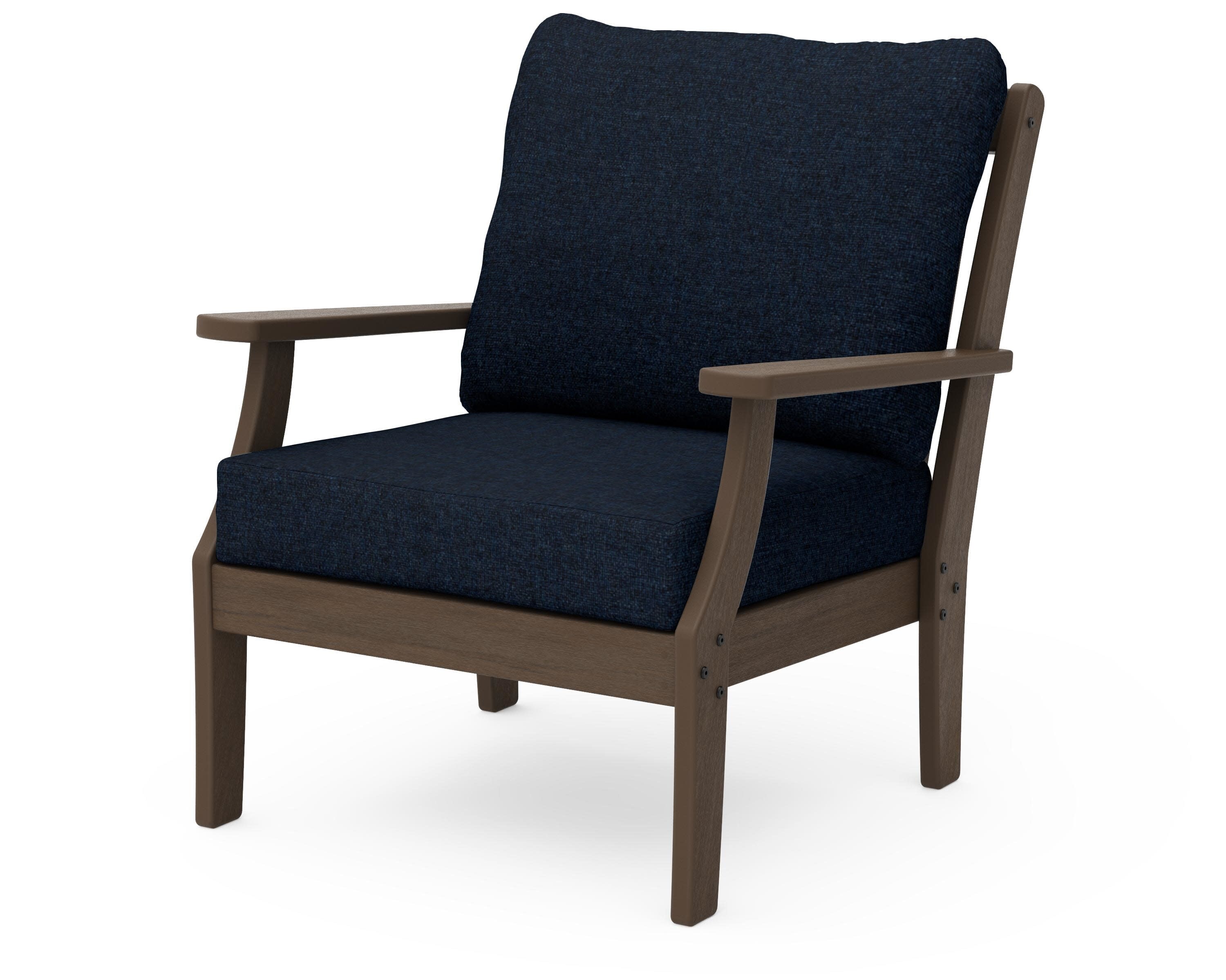 Braxton Deep Seating Chair in Kona / Marine Indigo