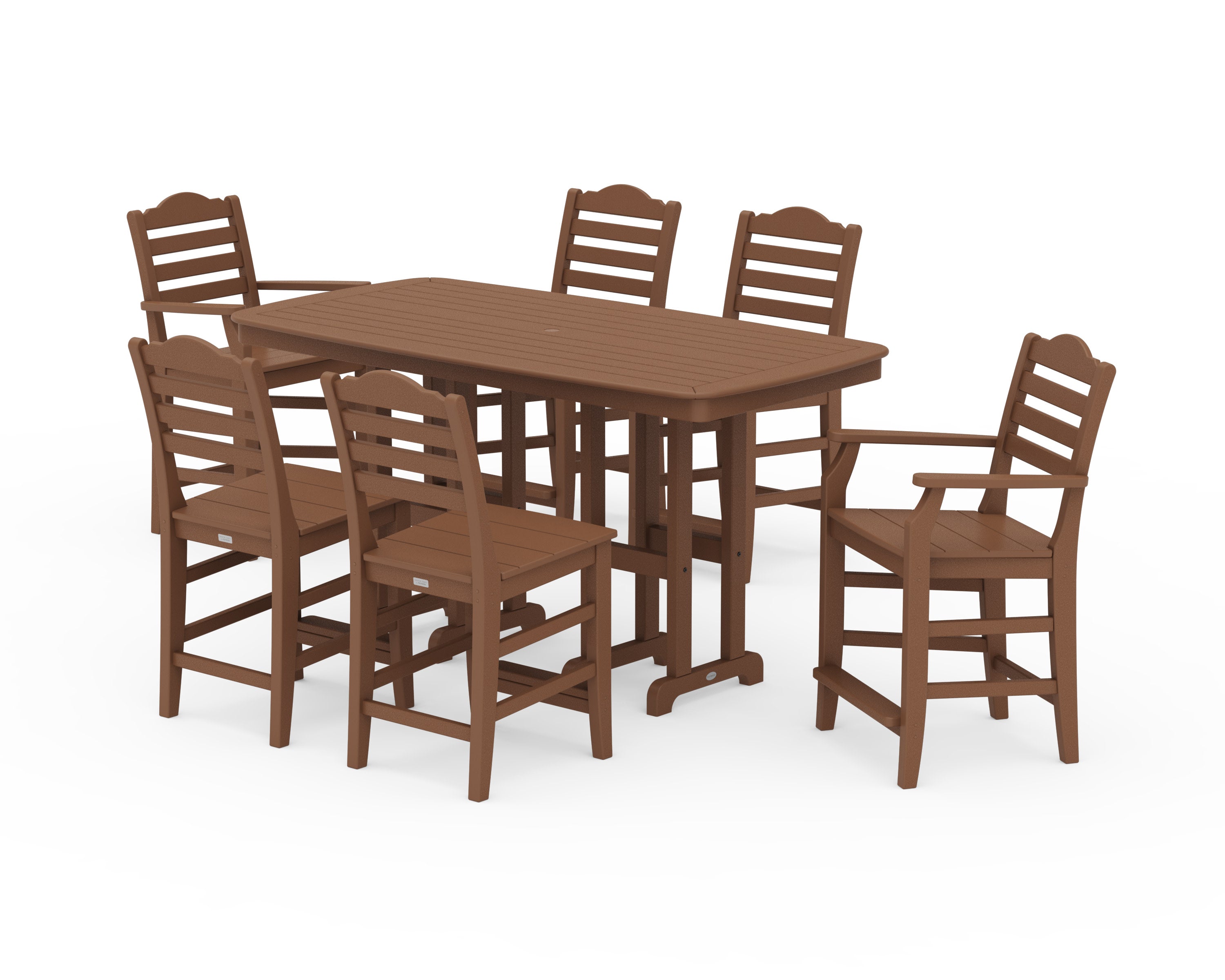 Savannah 7-Piece Counter Set in Teak