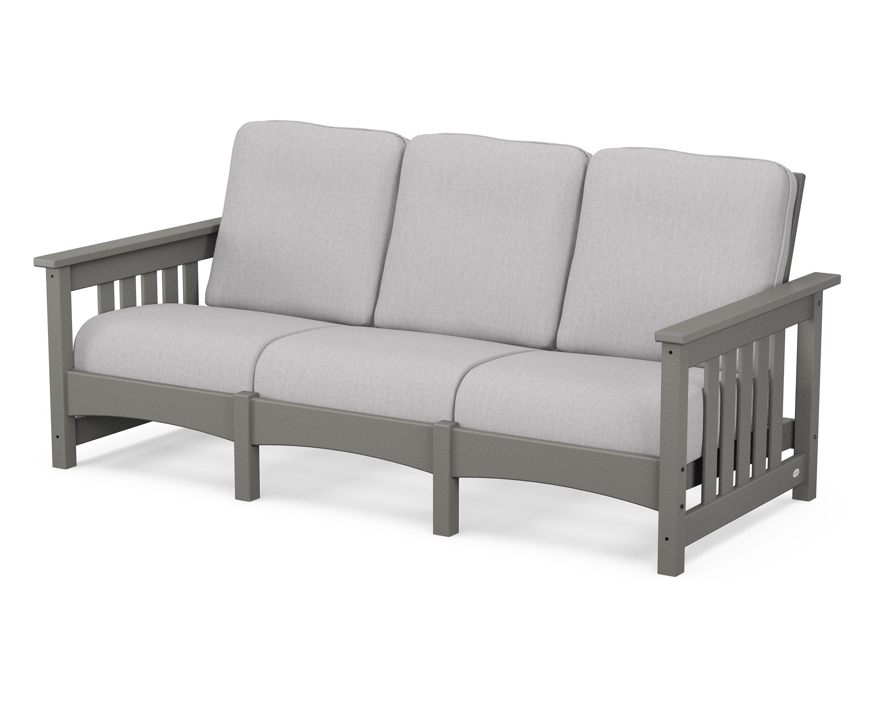 Club Mission Sofa in Slate Grey / Granite