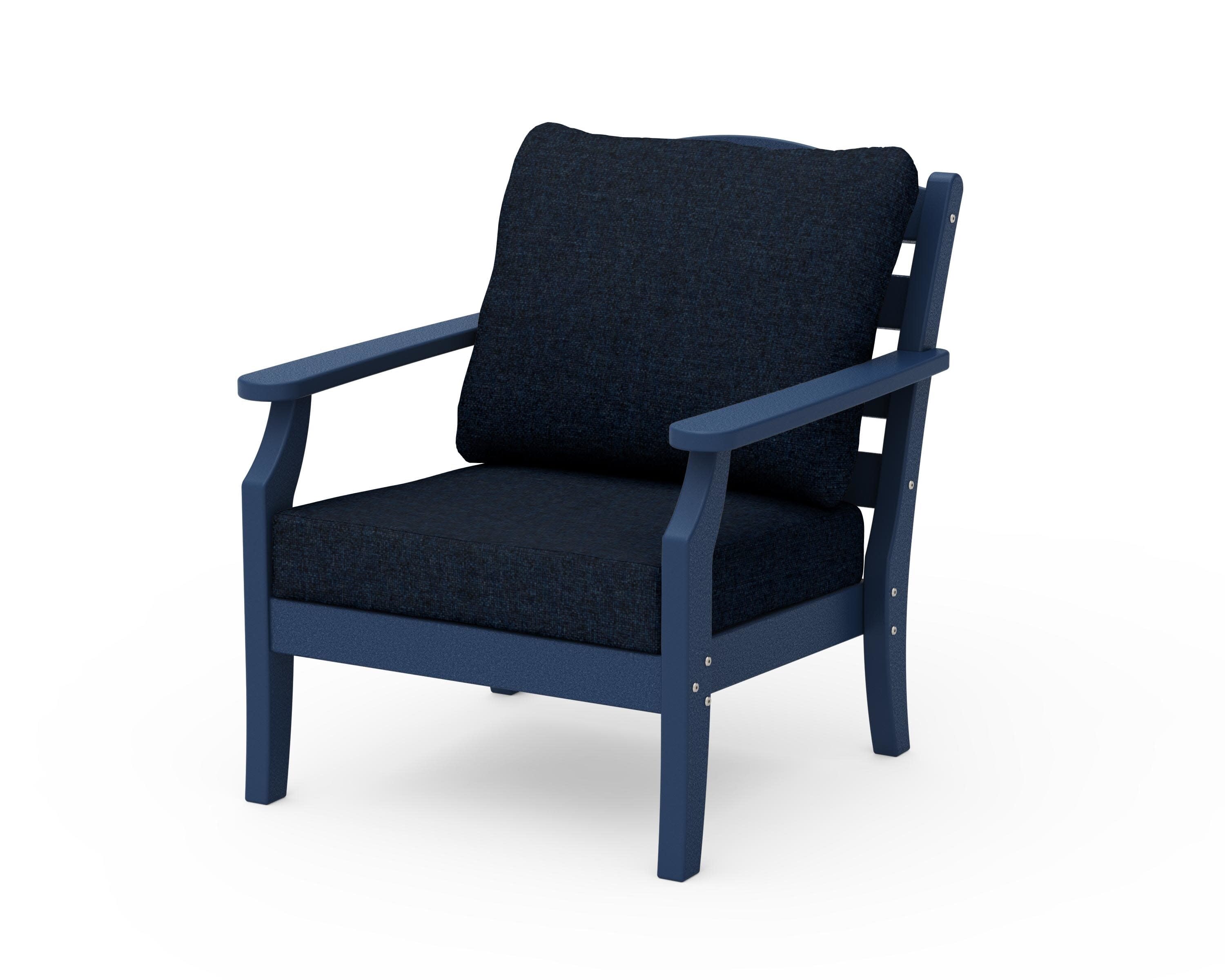 Savannah Deep Seating Chair in Navy / Marine Indigo