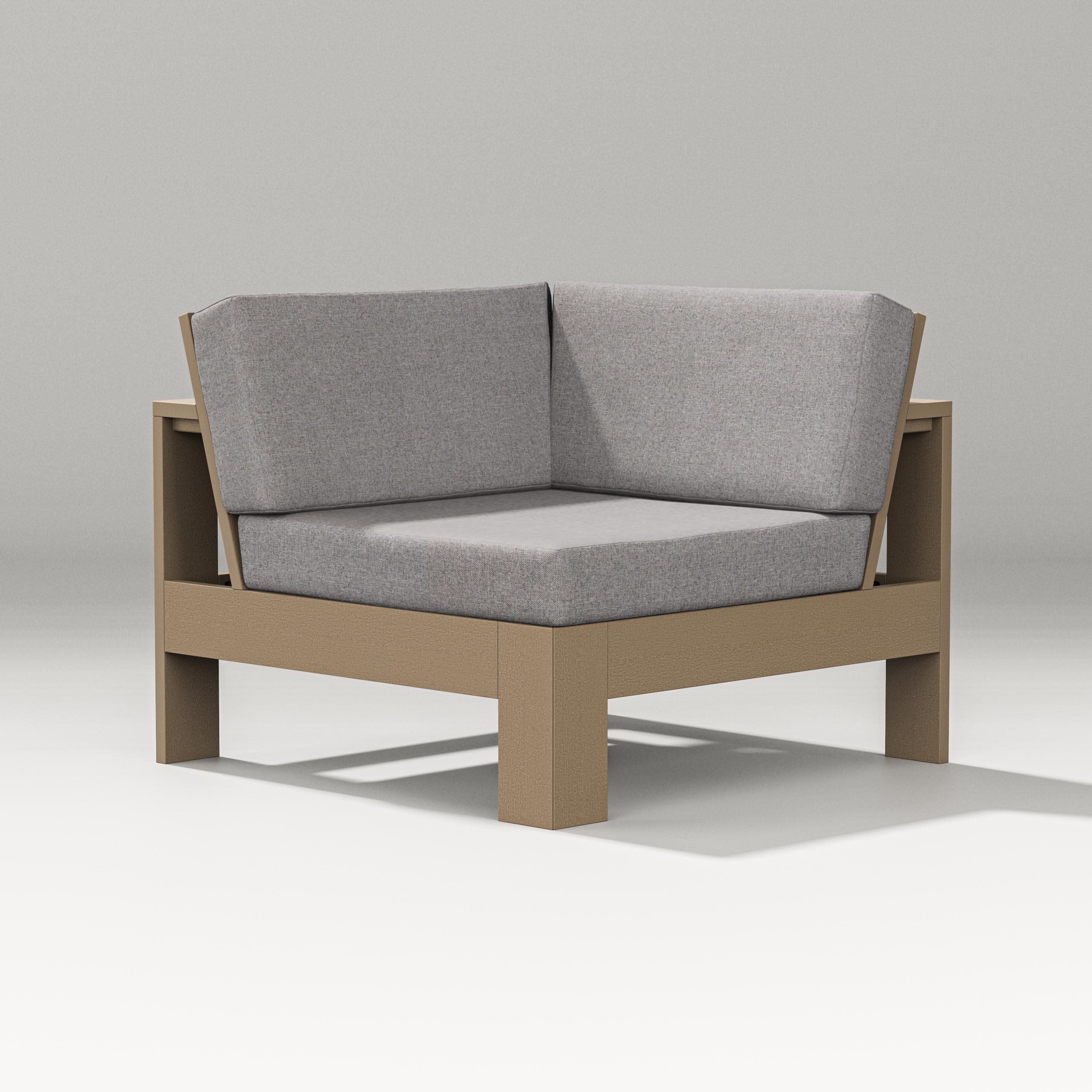 Latitude Modular Corner Chair in Vintage Sahara / Grey Mist