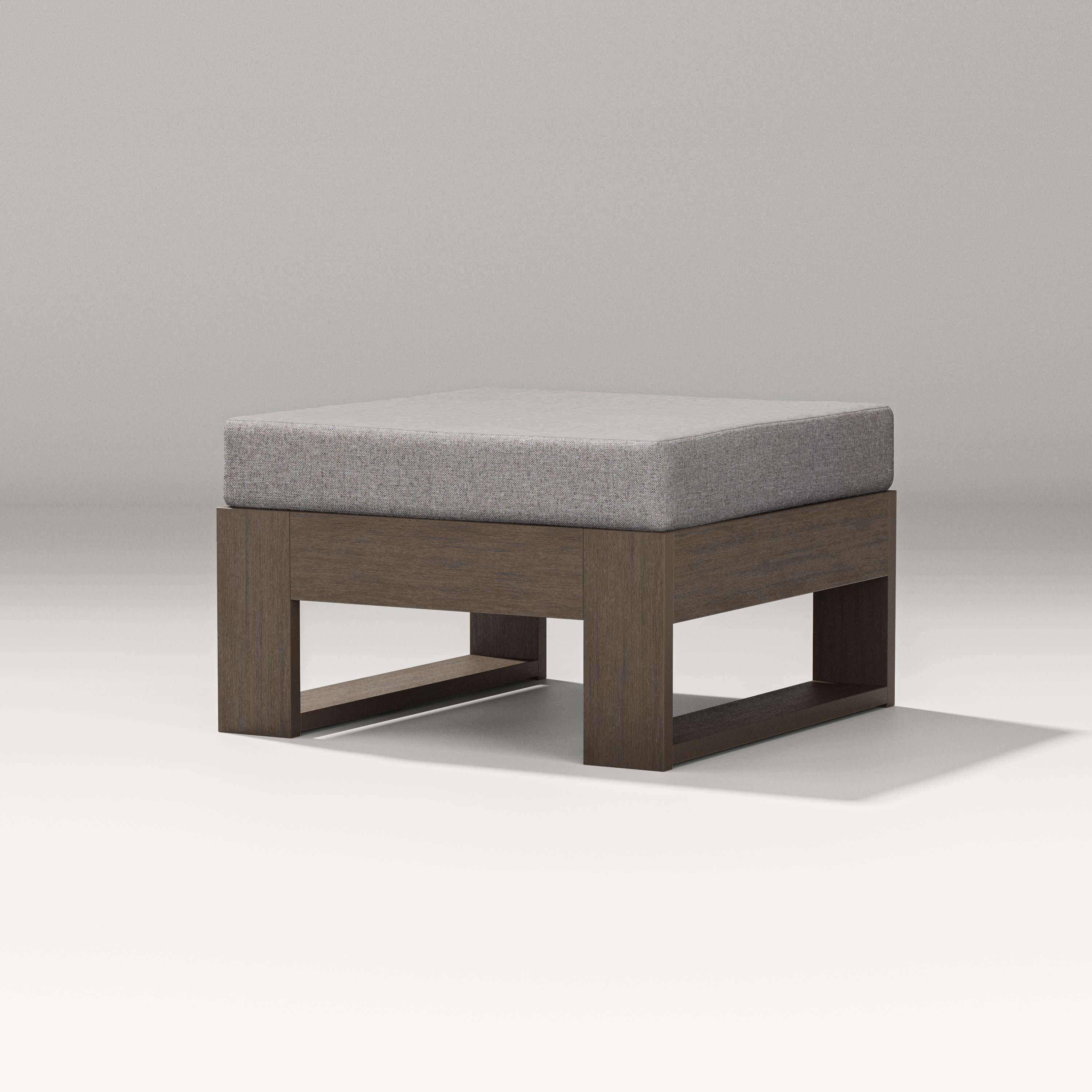 Latitude Lounge Ottoman in Kona / Grey Mist