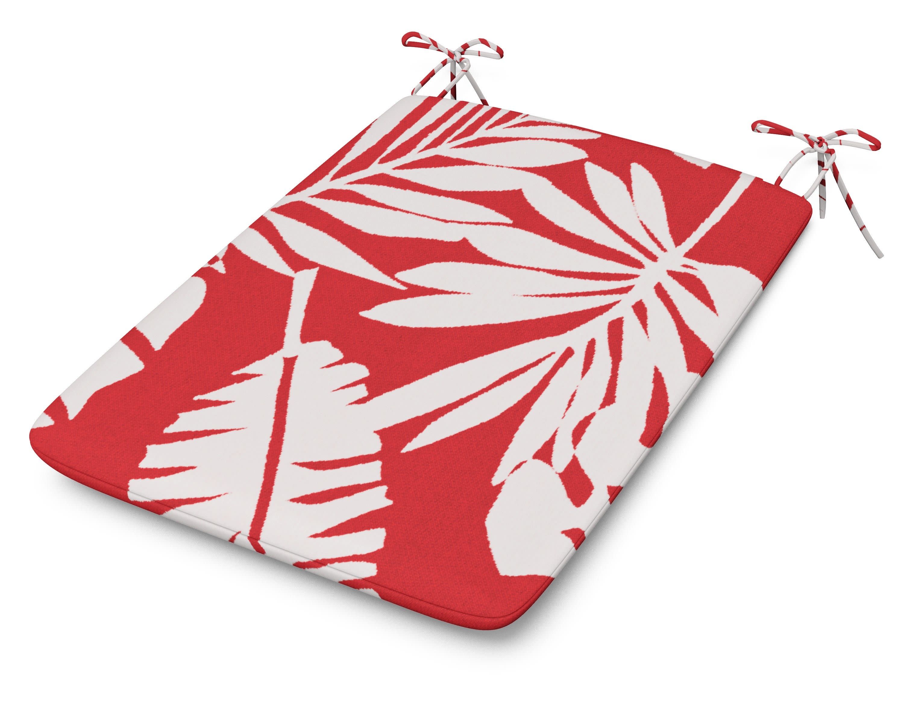 1100 Plaza Seat Pad in Leaf Crimson
