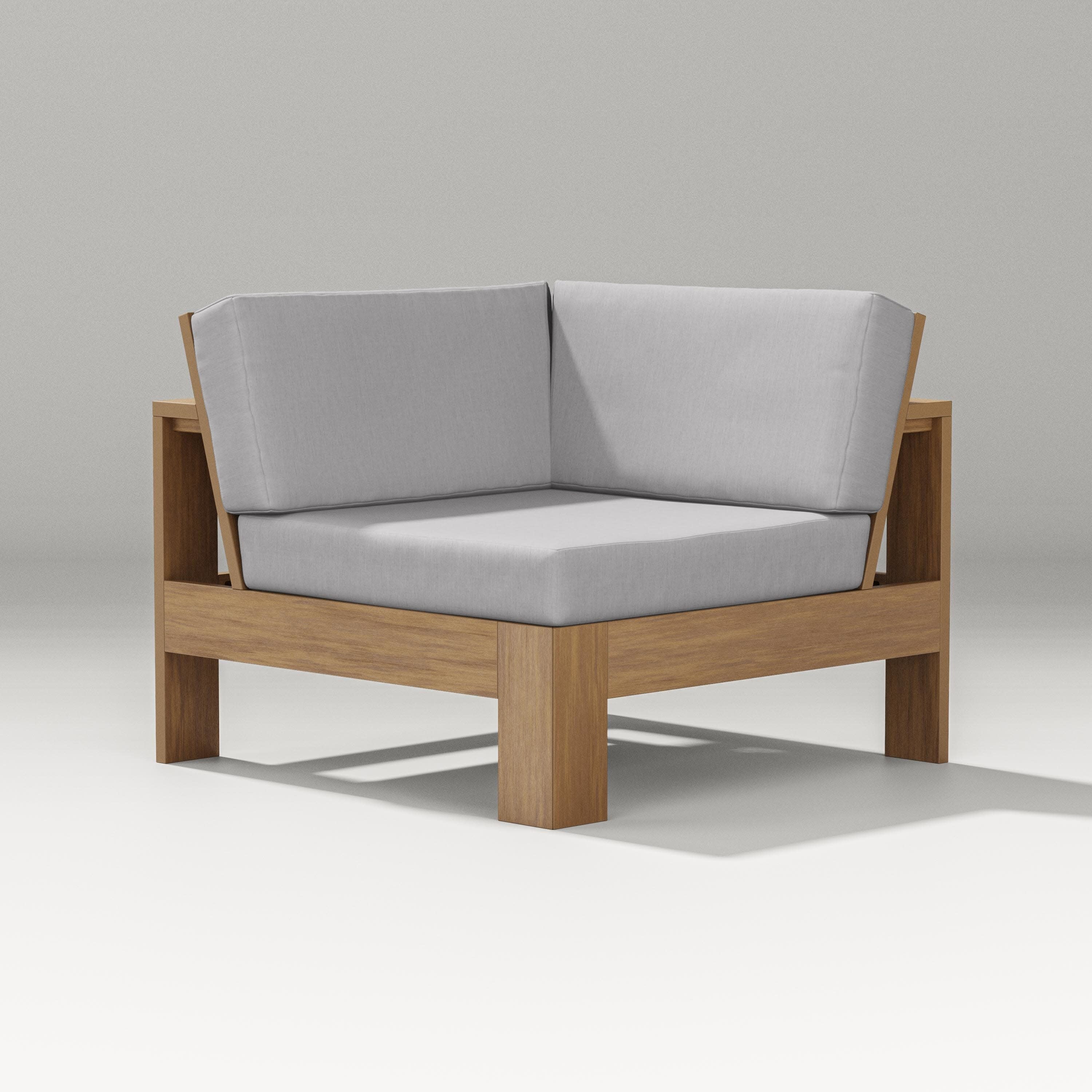 Latitude Modular Corner Chair in Natural / Granite