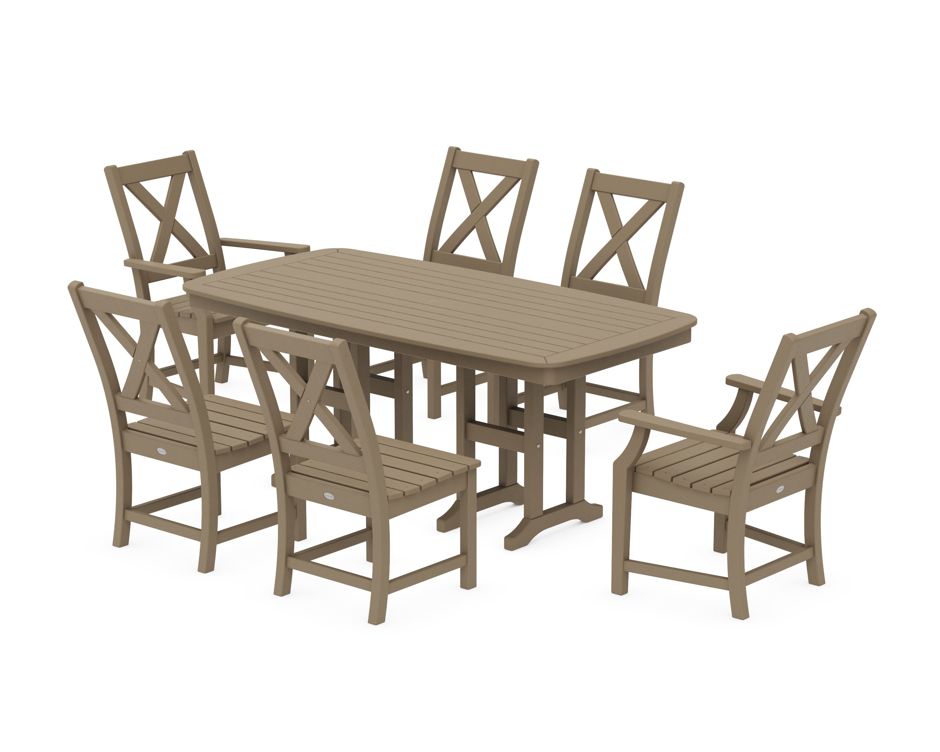 Braxton 7-Piece Dining Set in Vintage Sahara