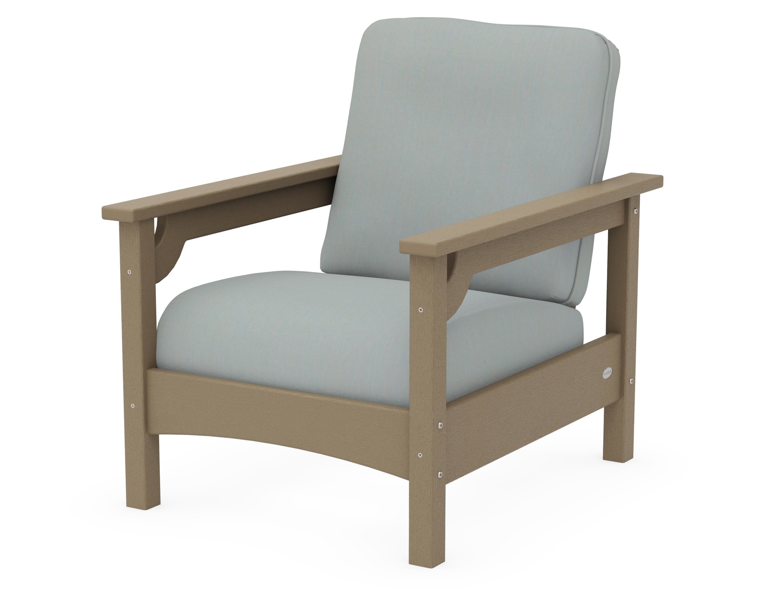 Club Chair in Vintage Sahara / Spa