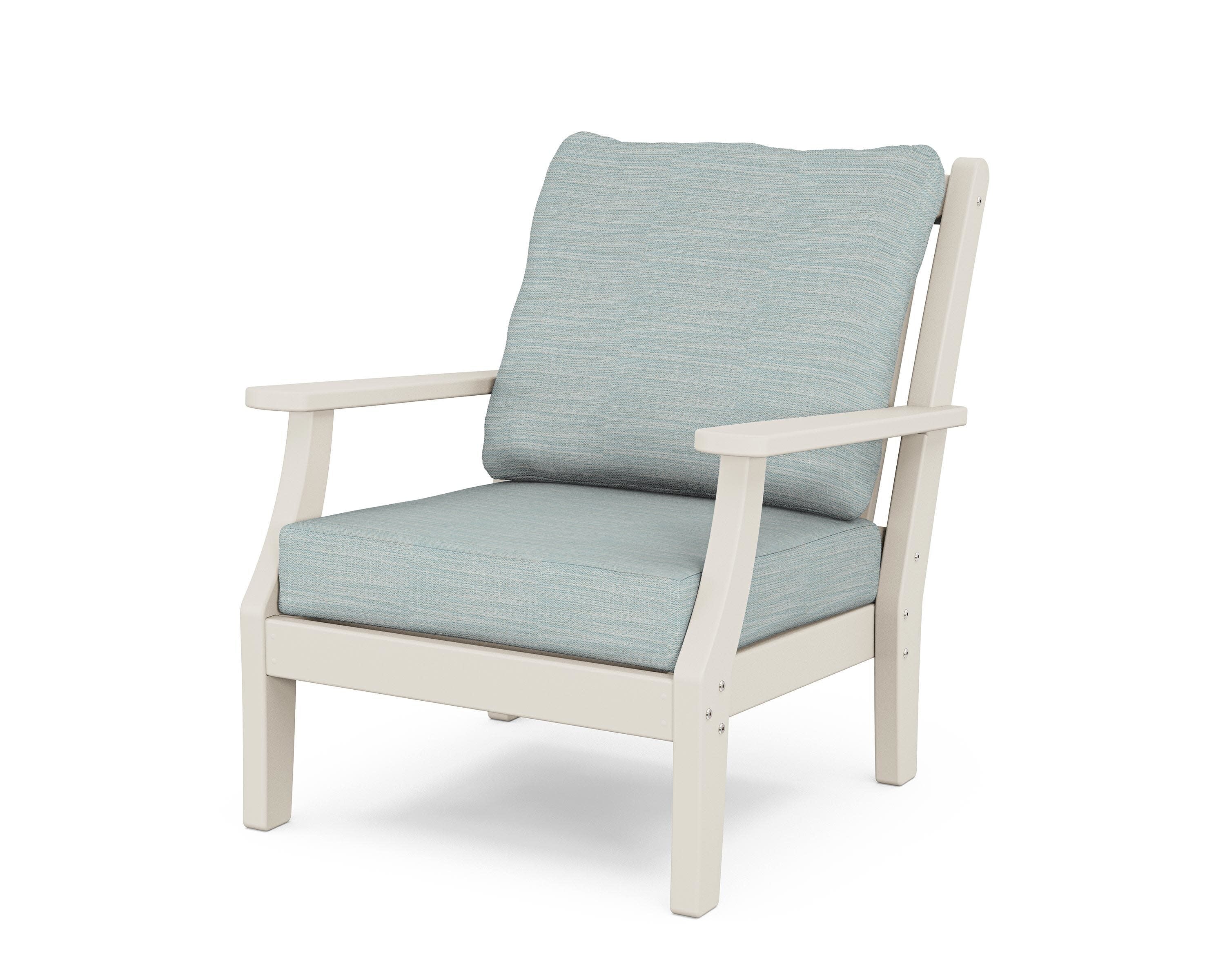 Wovendale Deep Seating Chair in Sand / Soothe Mist