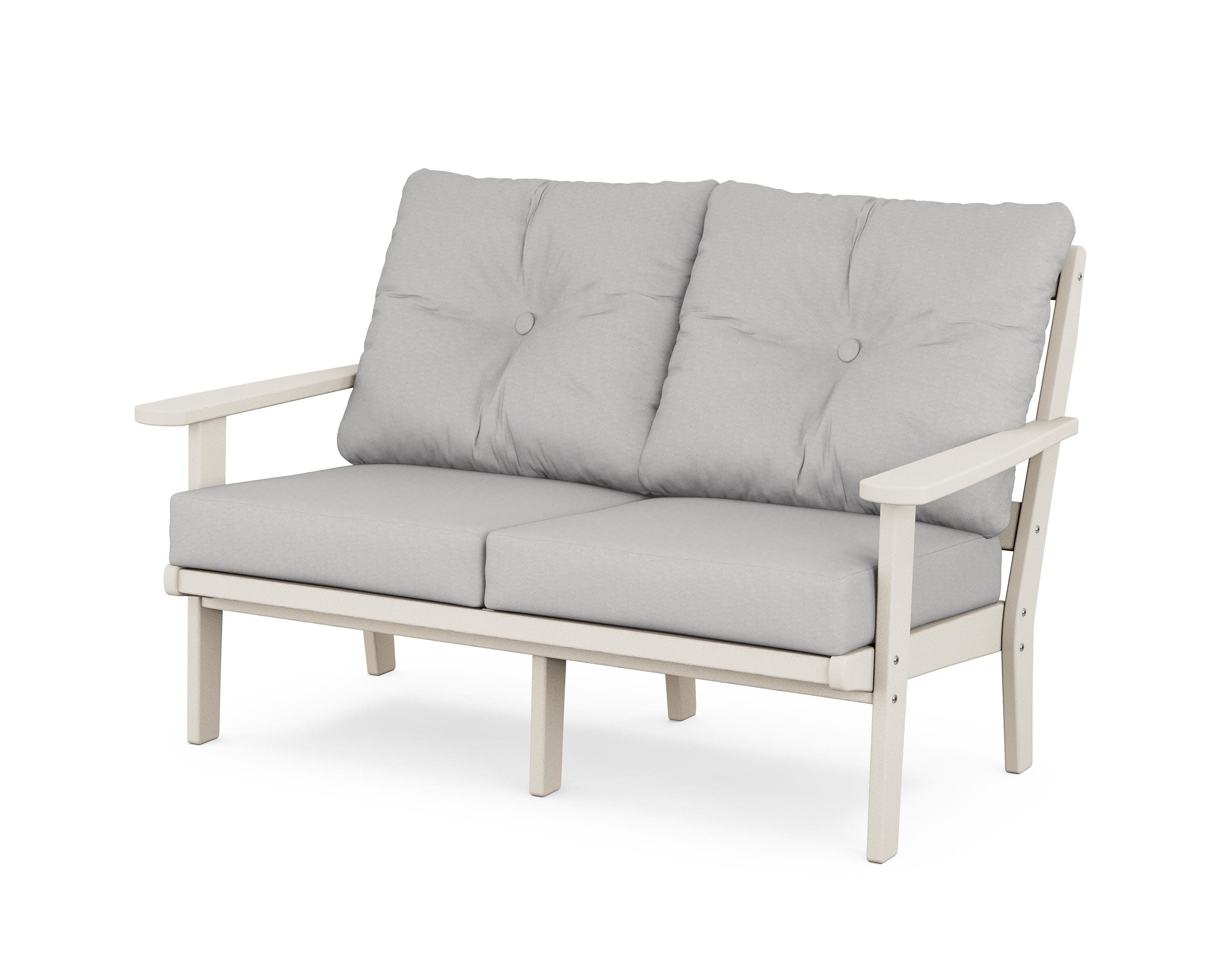Mission Deep SeatingLoveseat in Sand / Diamond in the Rough