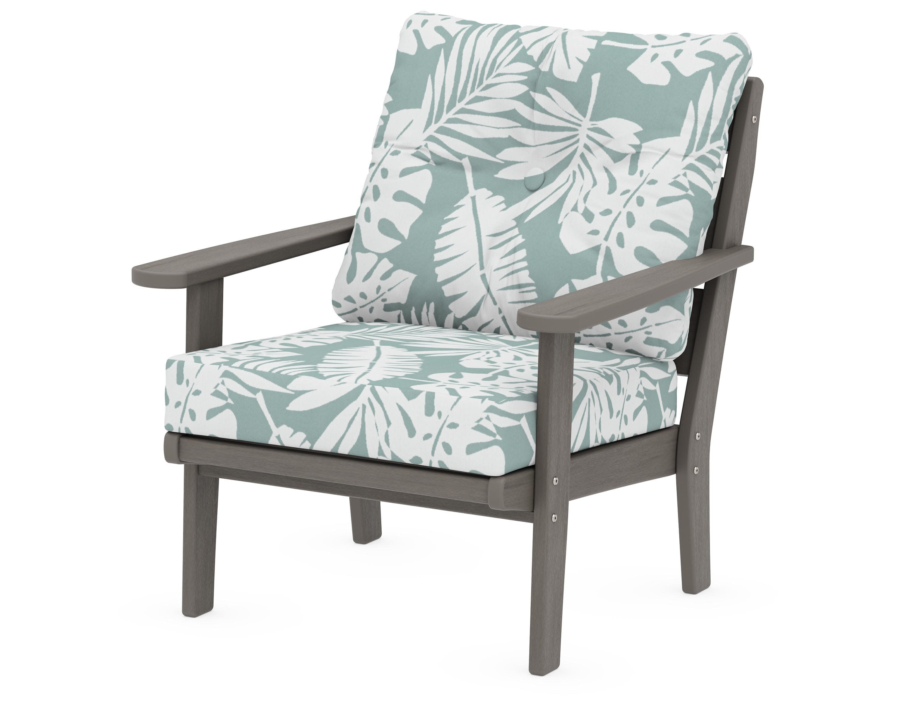 Lakeside Deep Seating Chair in Driftwood / Leaf Glacier Spa