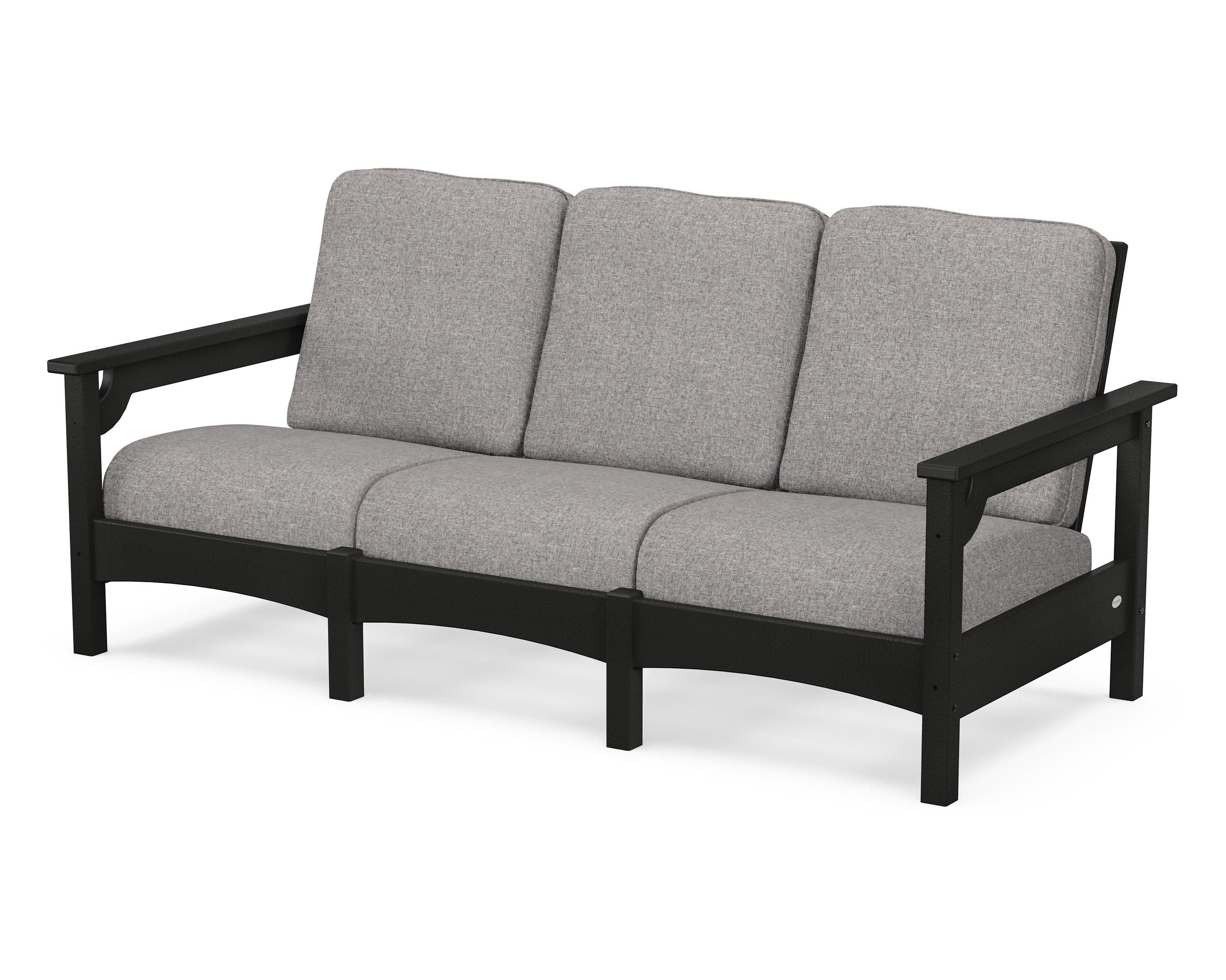 Club Sofa in Black / Grey Mist
