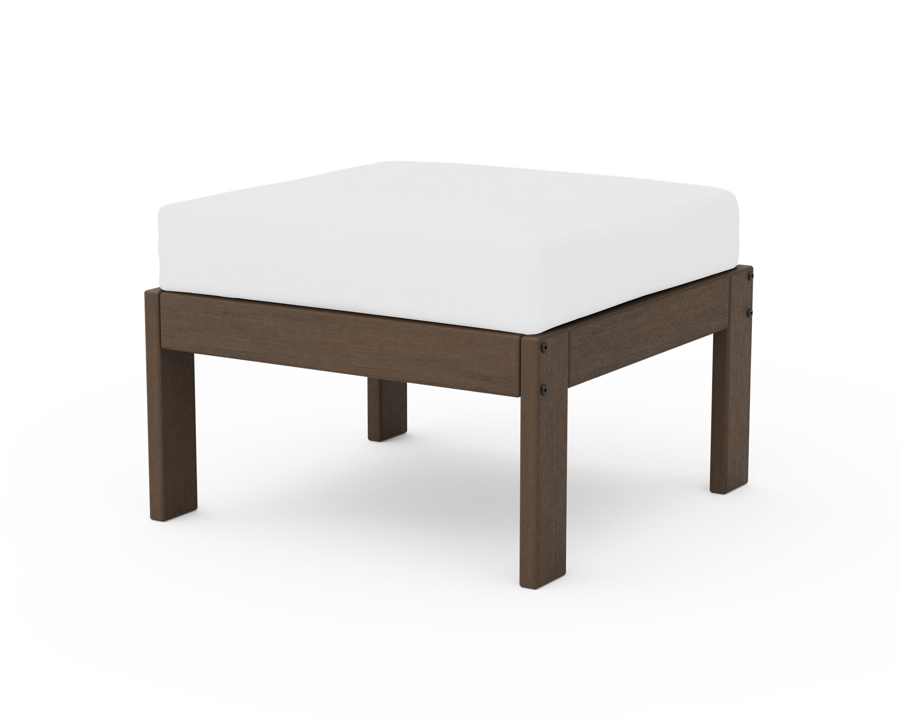 Vineyard Modular Ottoman in Kona / Natural
