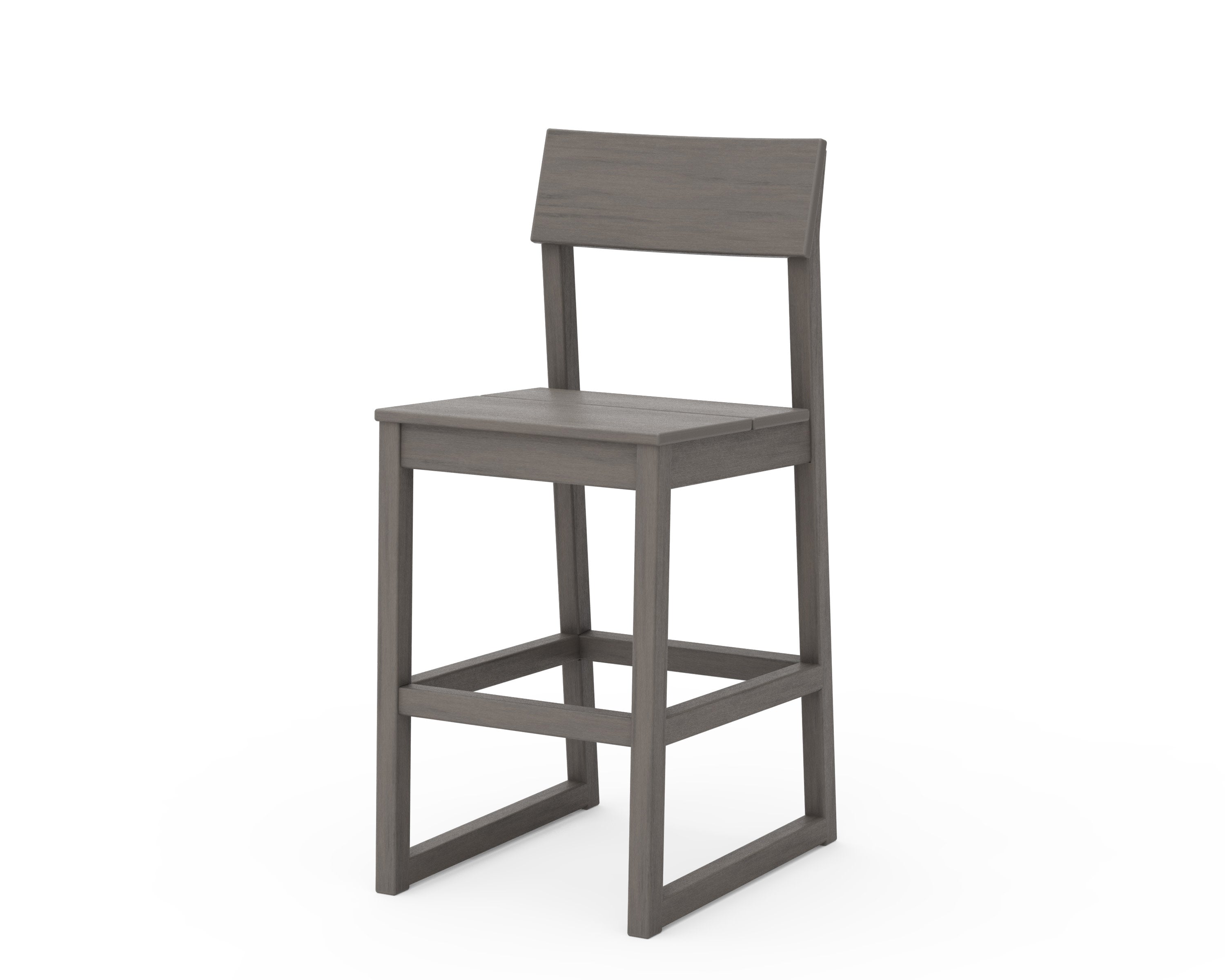 EDGE Bar Side Chair in Driftwood