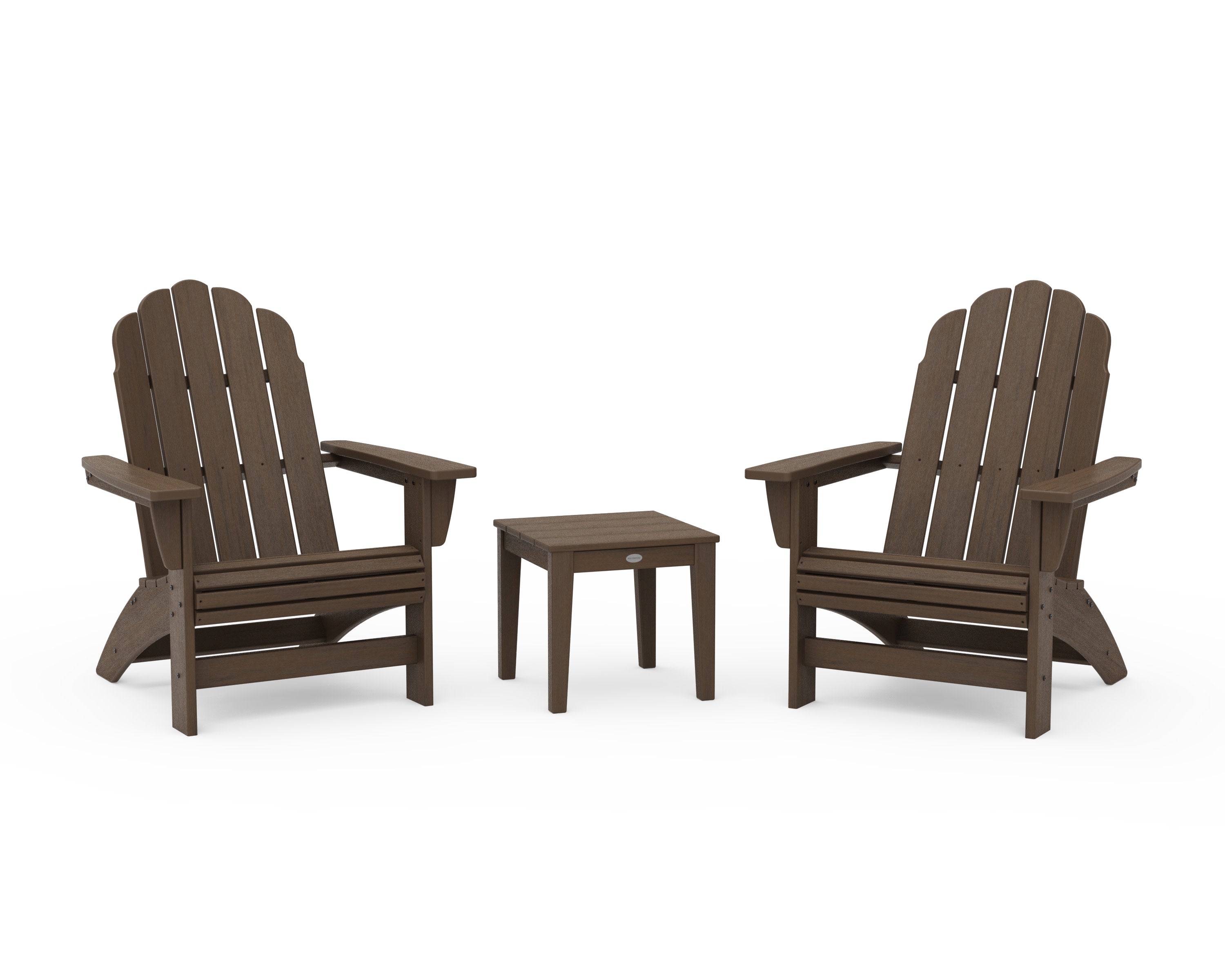 3-Piece Vineyard Grand Adirondack Set in Kona