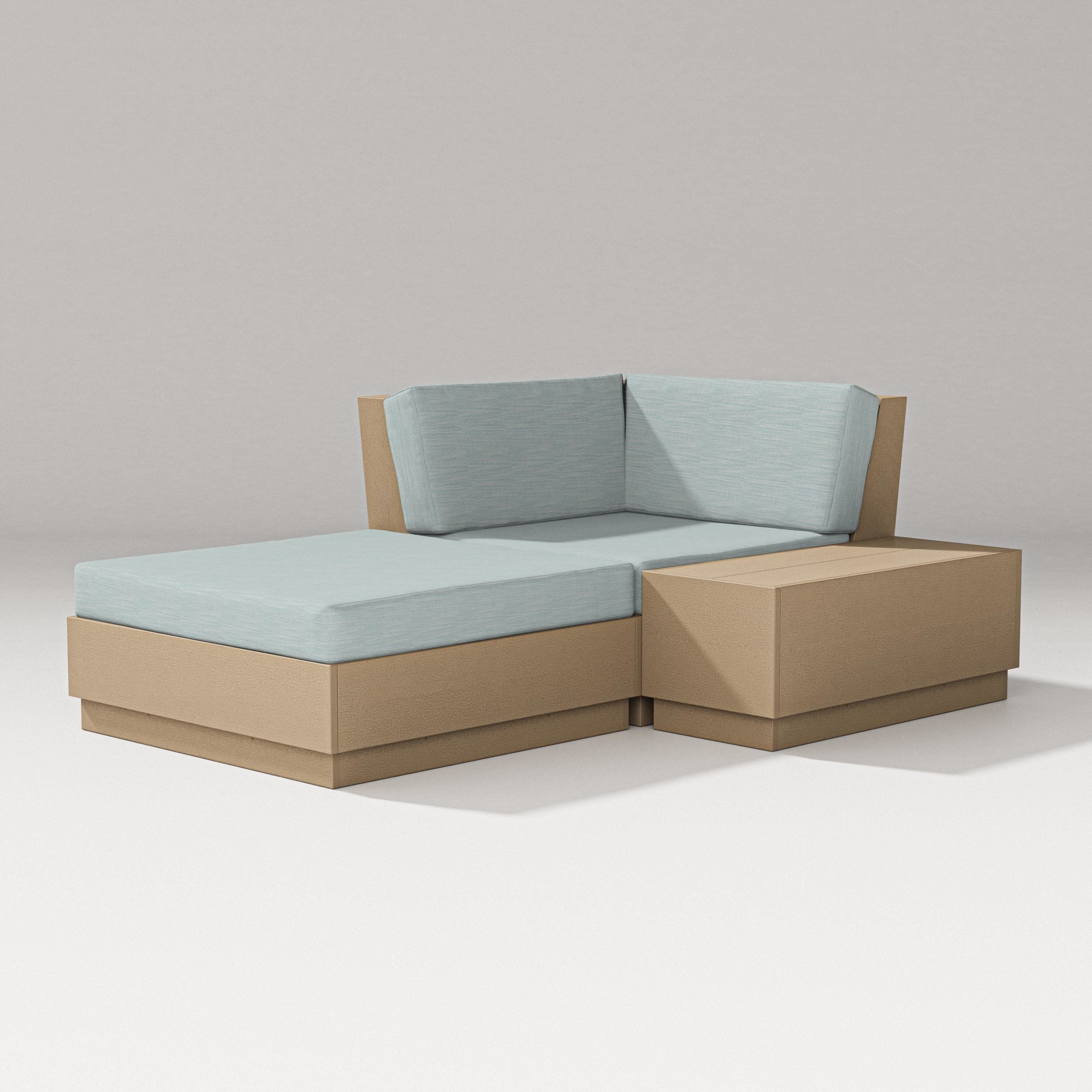 Elevate Corner Chaise in Vintage Sahara / Soothe Mist