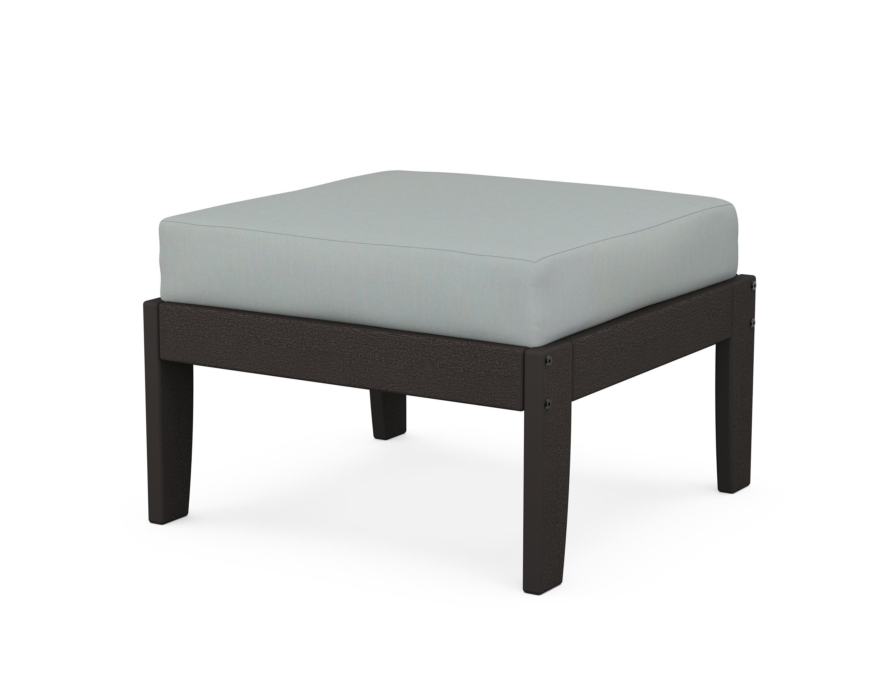 Modular Ottoman - Classic in Vintage Coffee / Spa