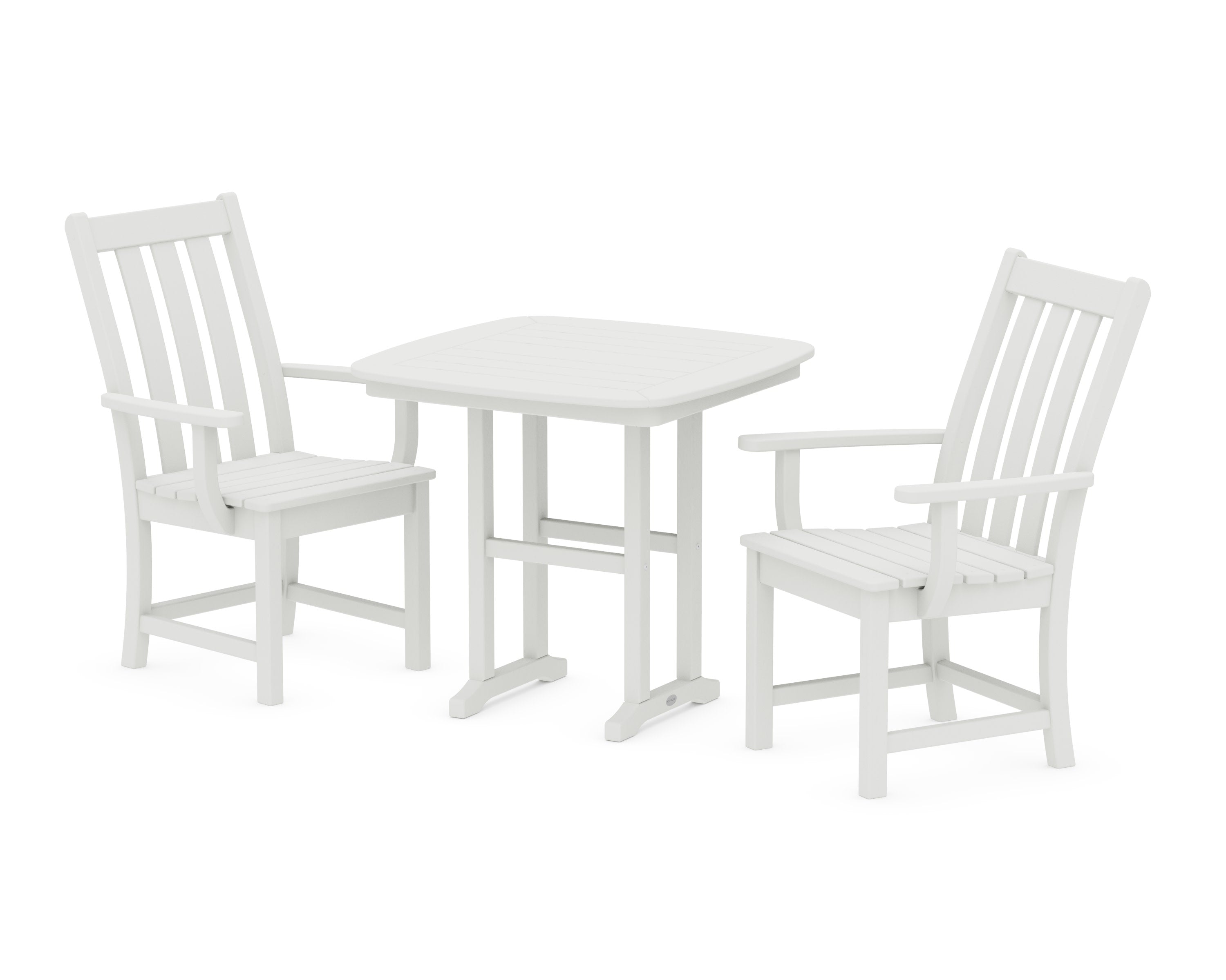 Vineyard 3-Piece Dining Set in Vintage White