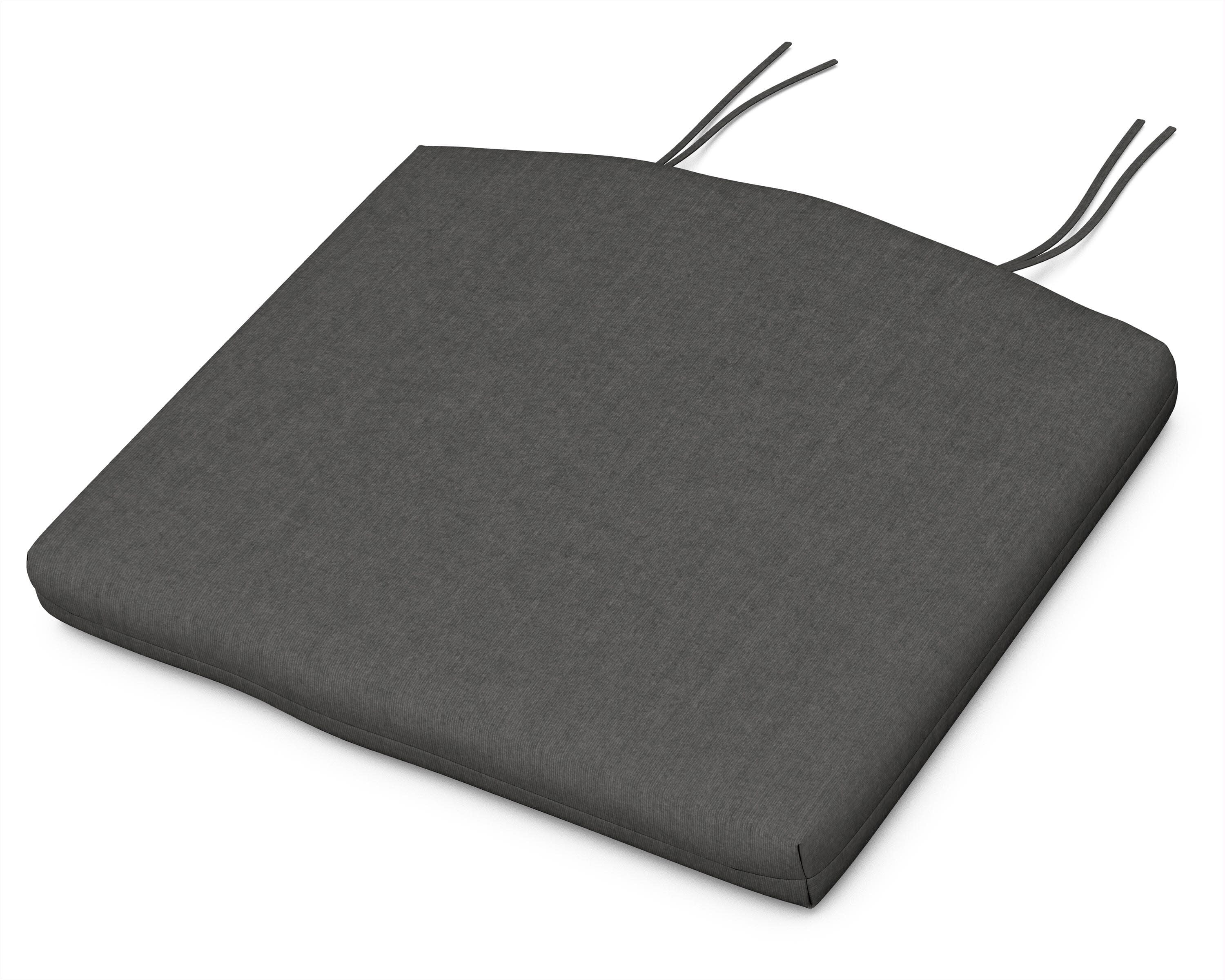 Standard Seat Cushion 18.5"D x 24"W x 2.5"H in Spectrum Carbon