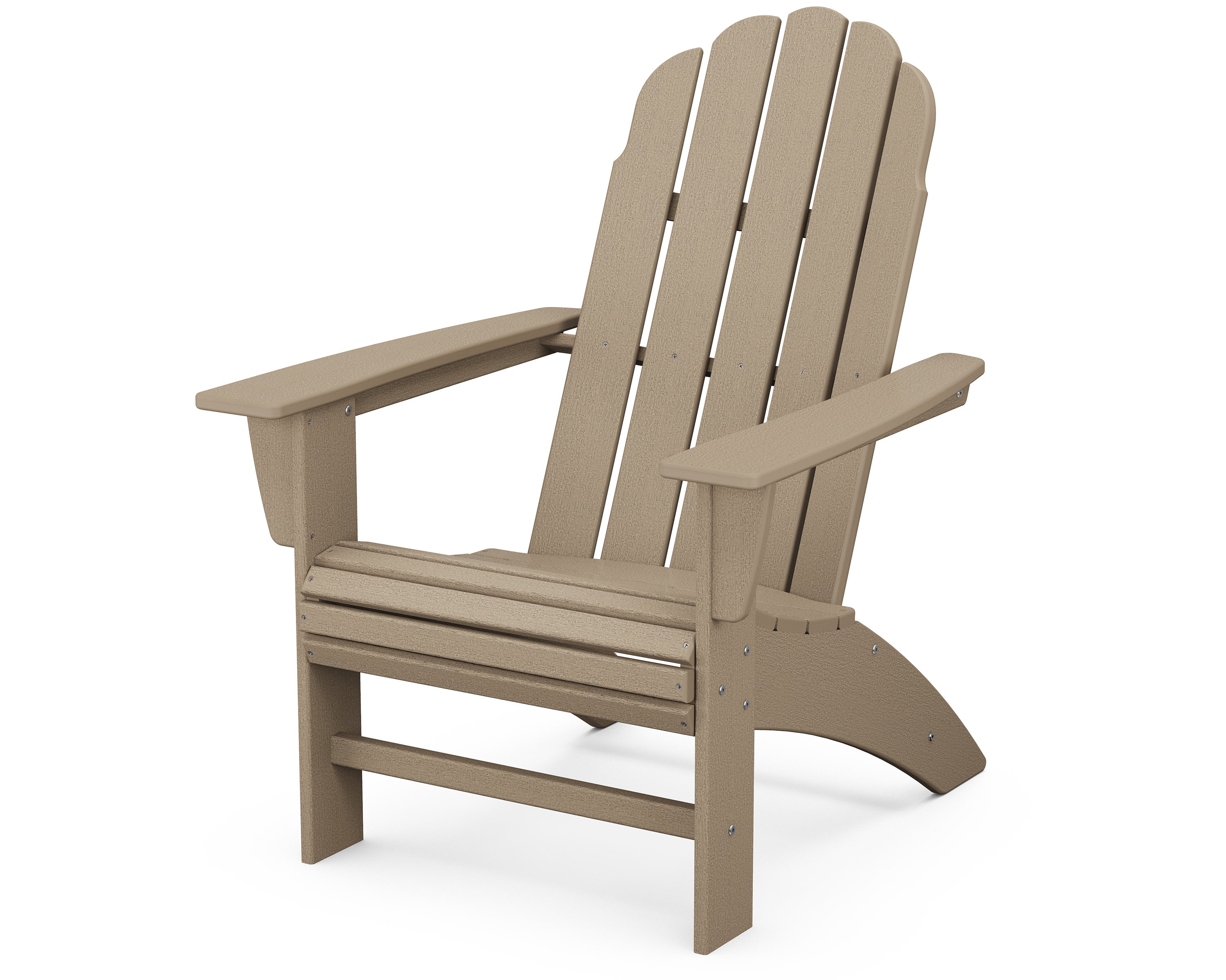 Vineyard Curveback Adirondack Chair in Vintage Sahara