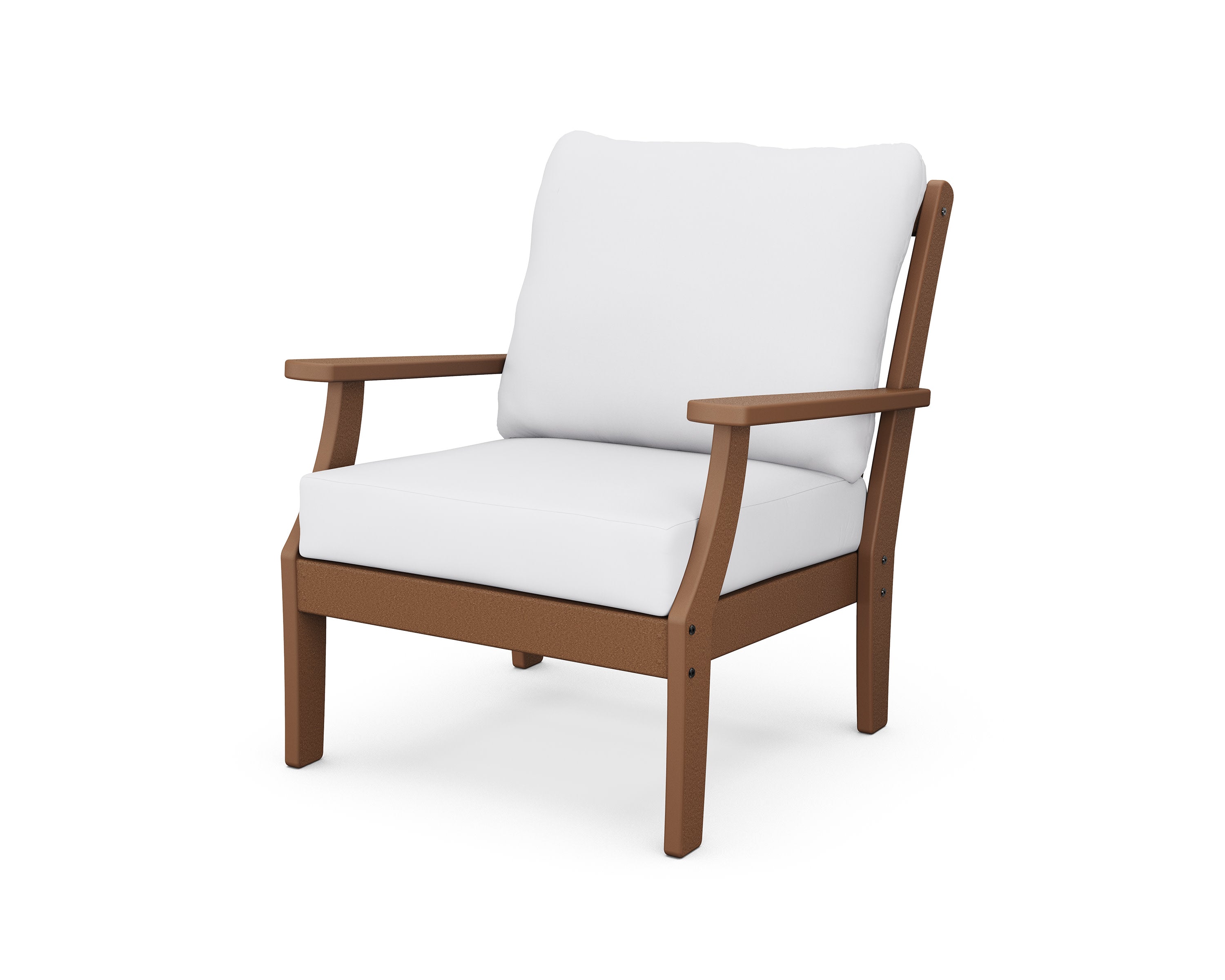 Braxton Deep Seating Chair in Teak / Natural