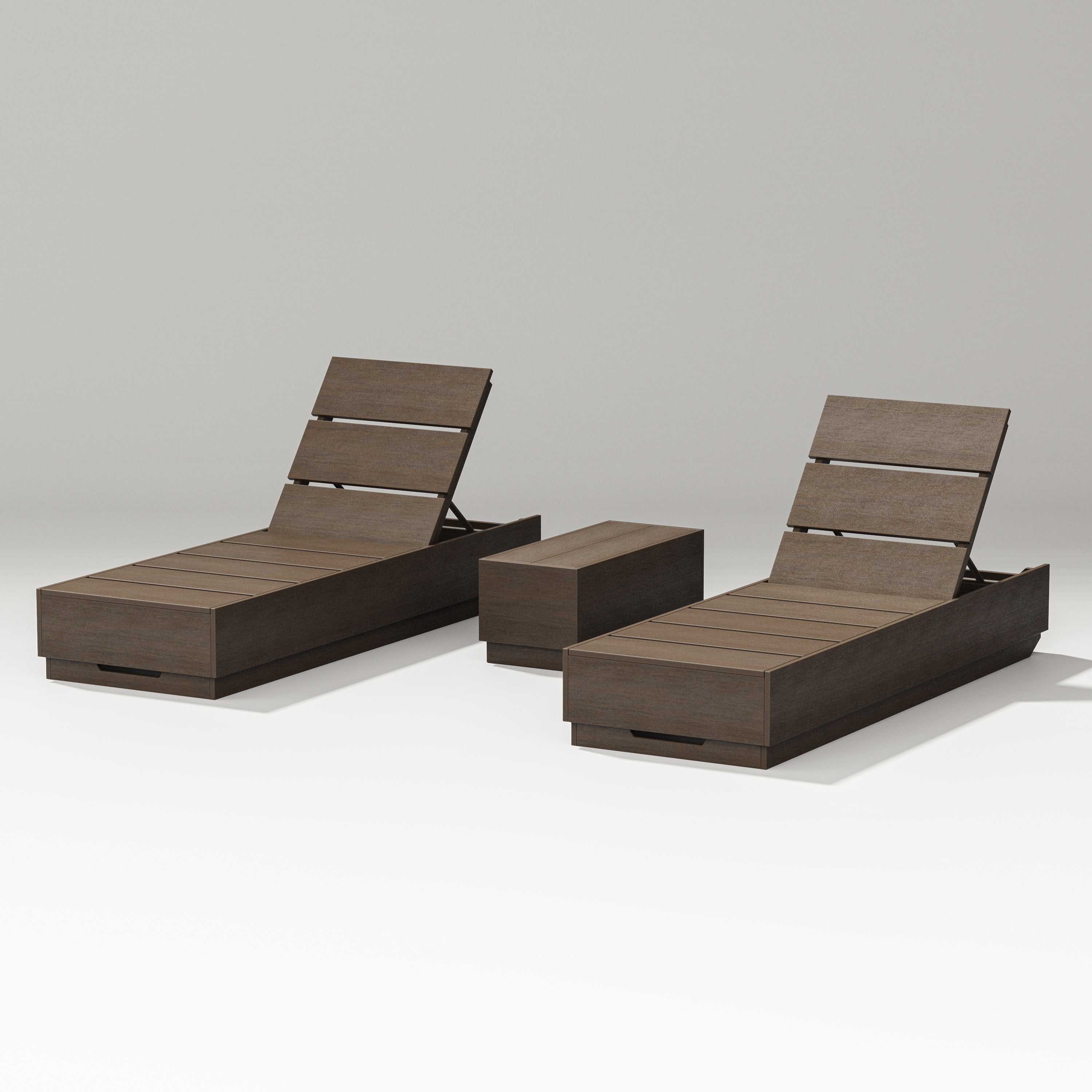 Elevate 3-Piece Chaise Lounge Set in Kona