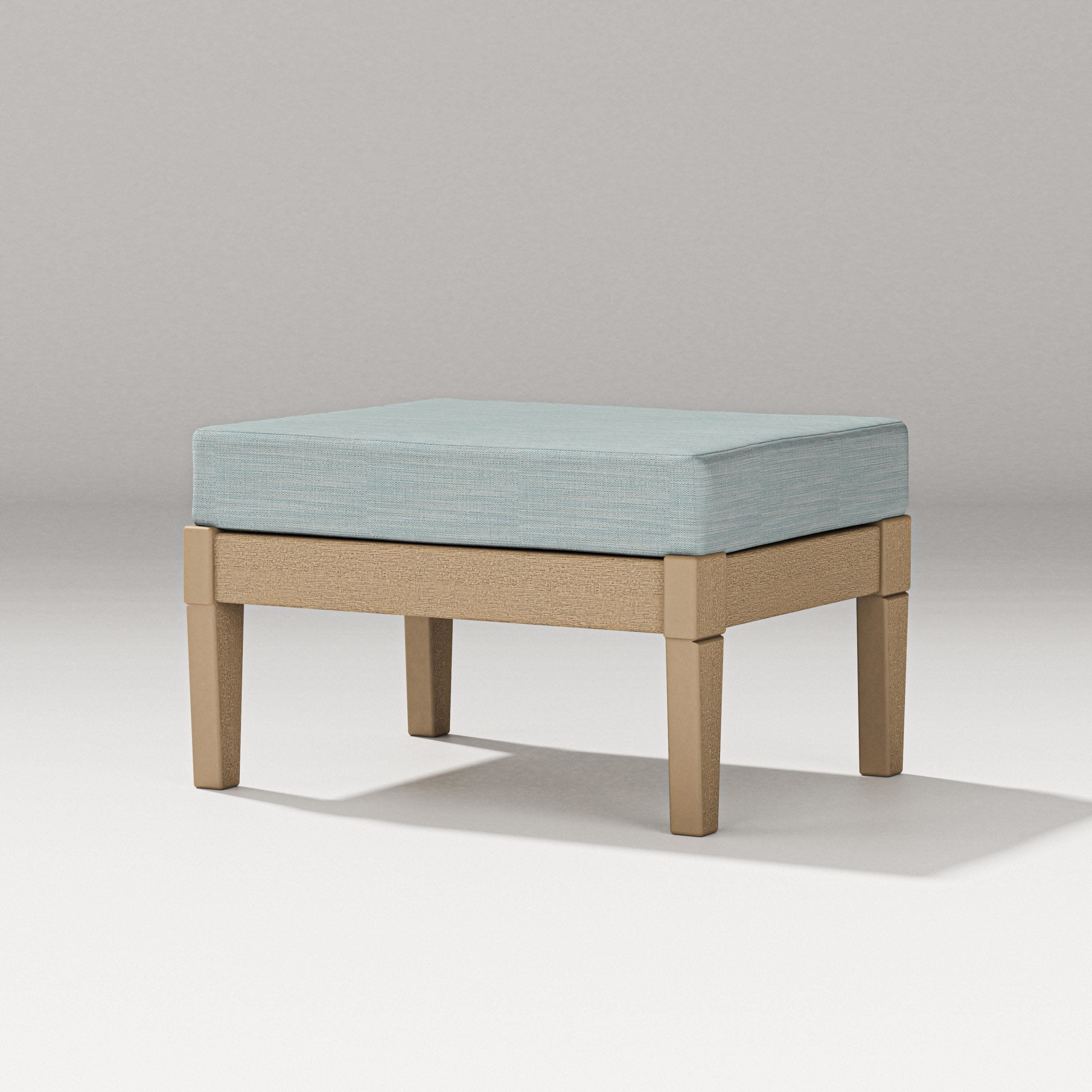 Estate Lounge Ottoman in Vintage Sahara / Soothe Mist