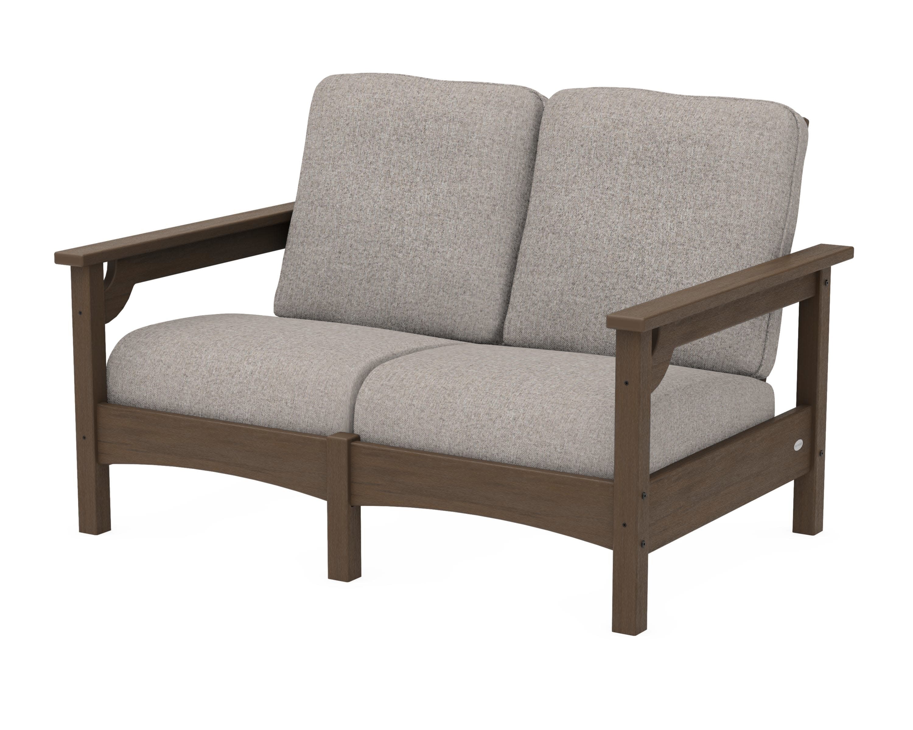 Club Loveseat in Kona / Weathered Tweed