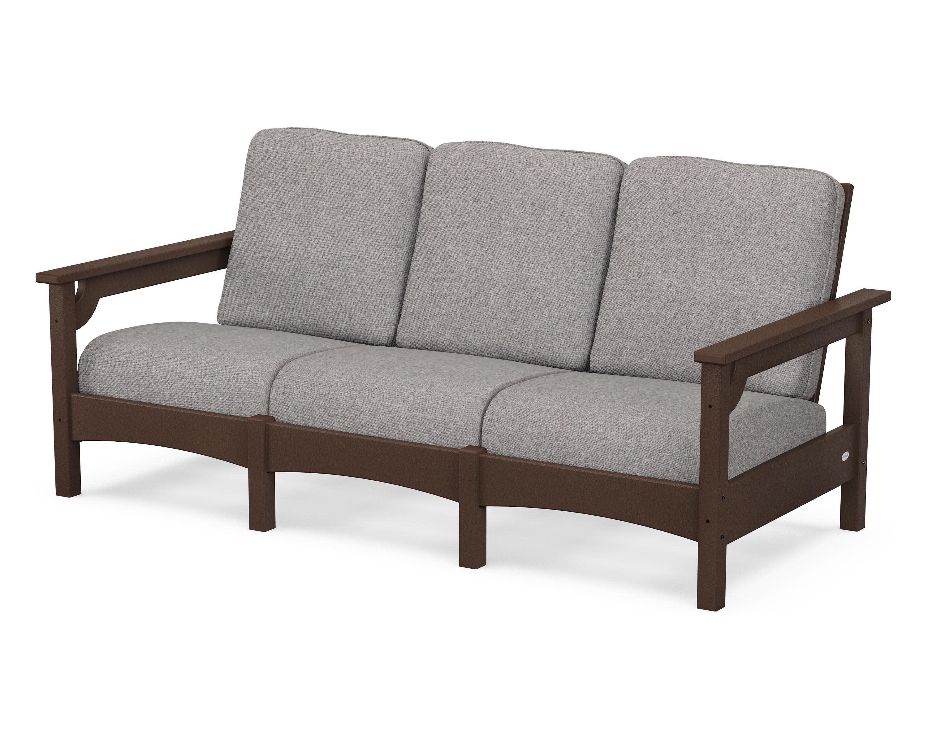Club Sofa in Mahogany / Grey Mist