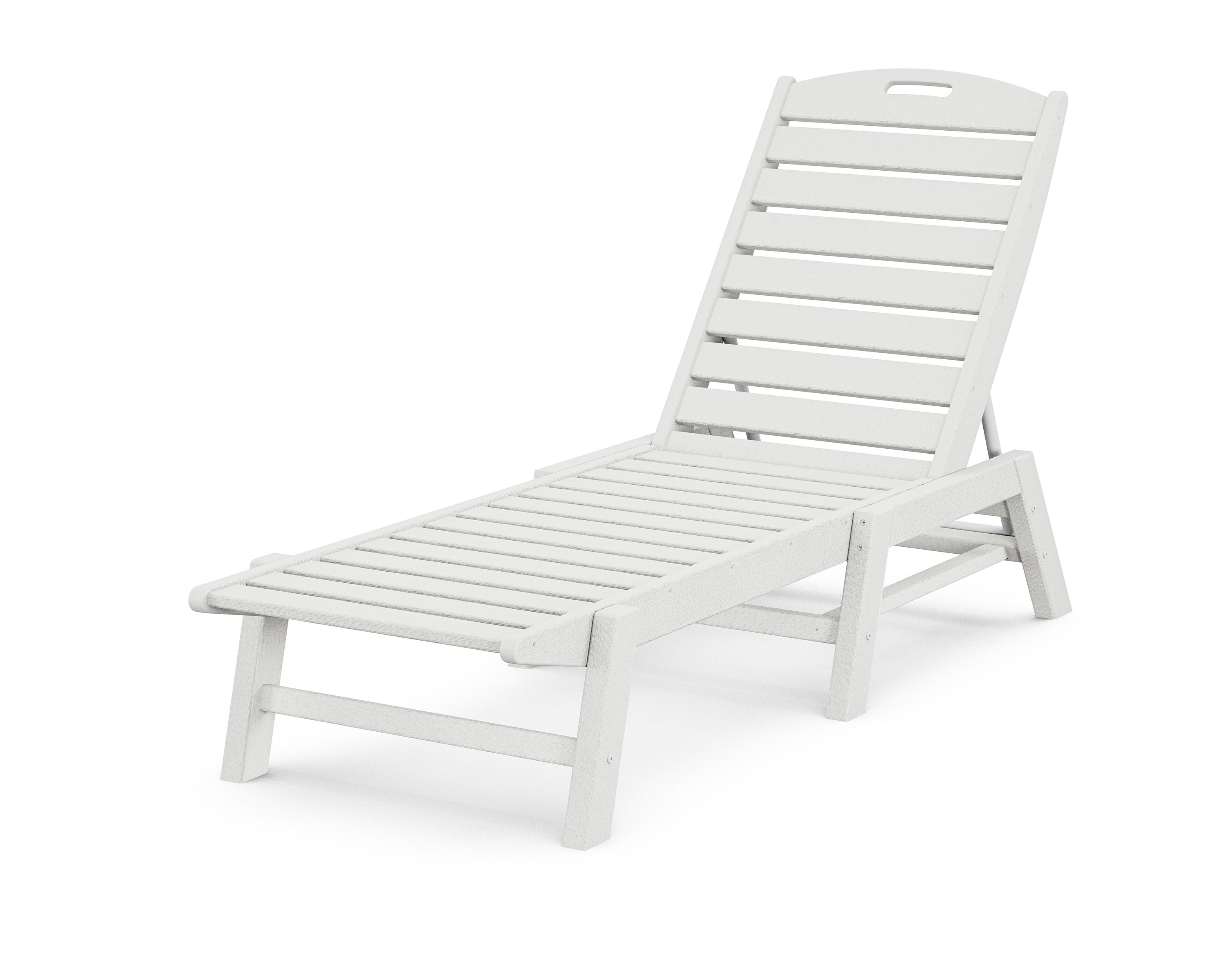 Nautical Chaise in Vintage White