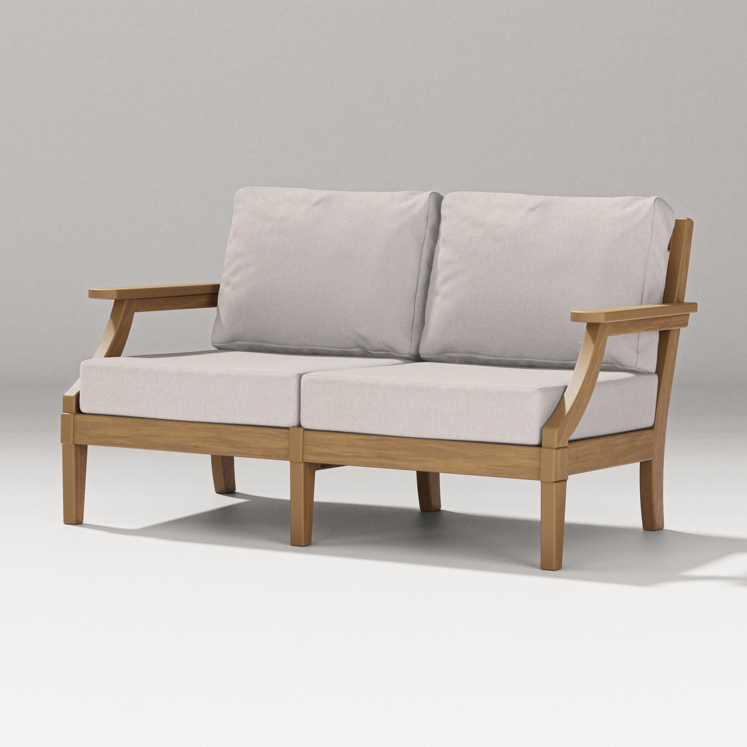 Estate Loveseat in Natural / Dune Burlap