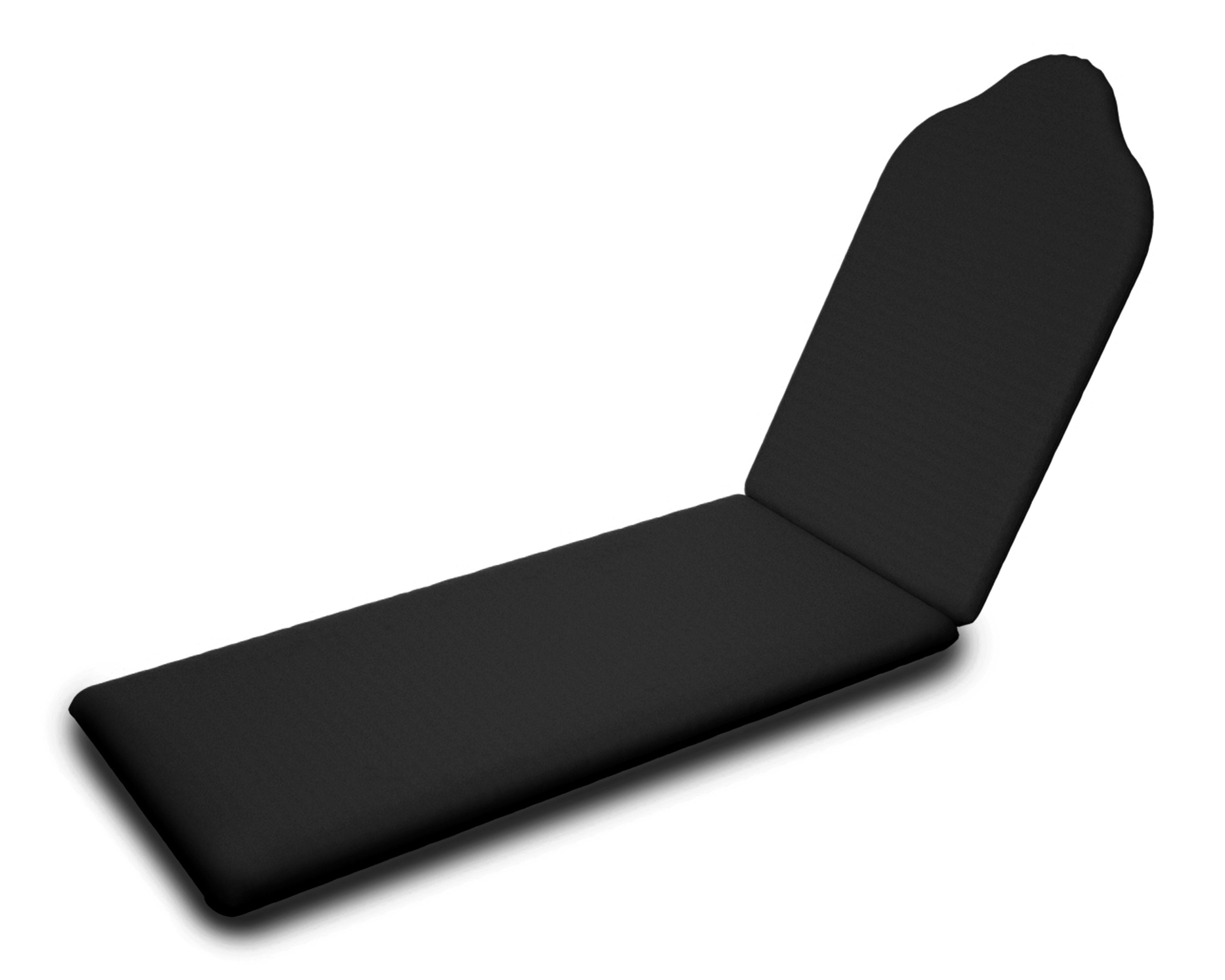 Chaise Cushion in Canvas Black