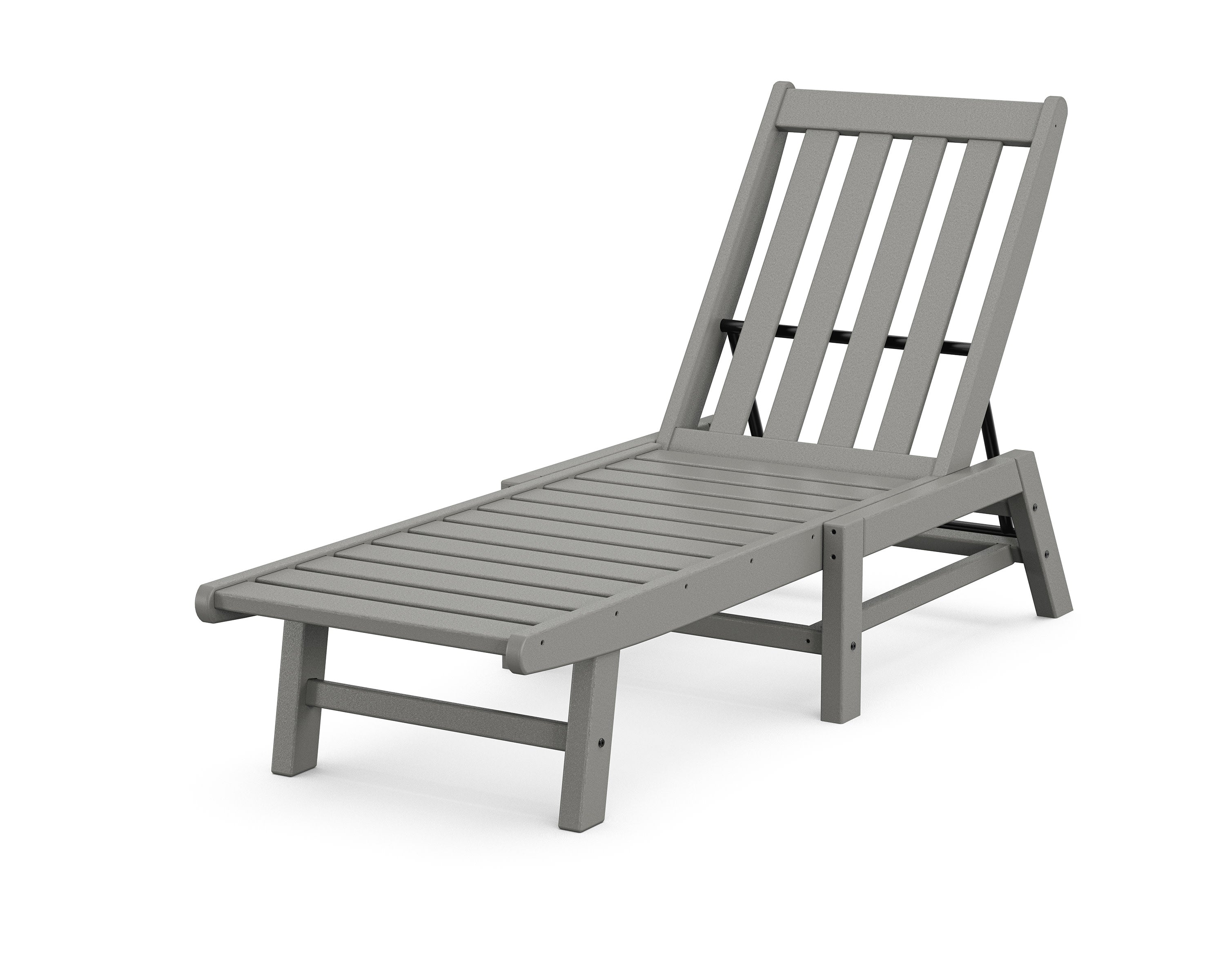Vineyard Chaise in Slate Grey