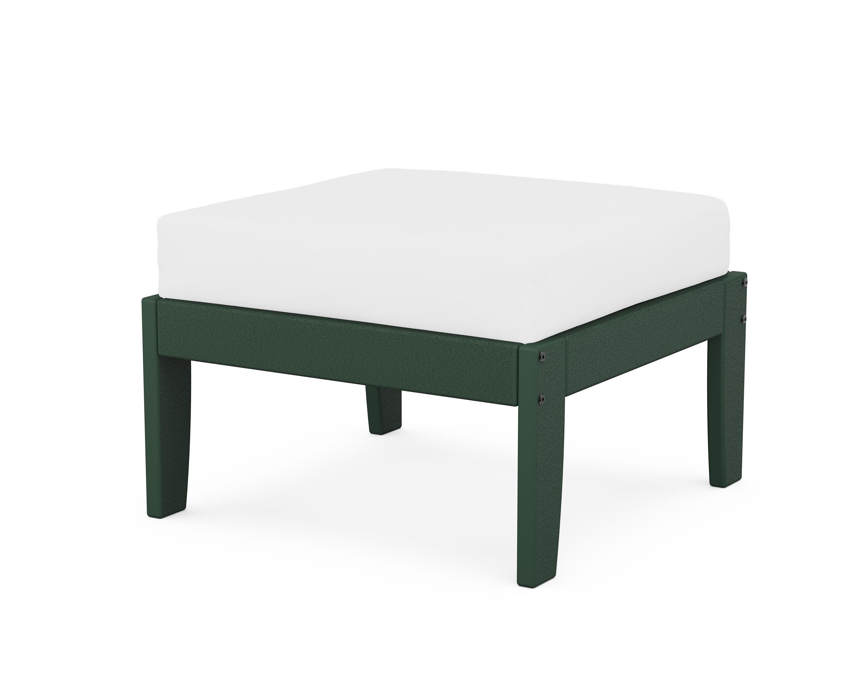 Modular Ottoman - Classic in Green / Natural