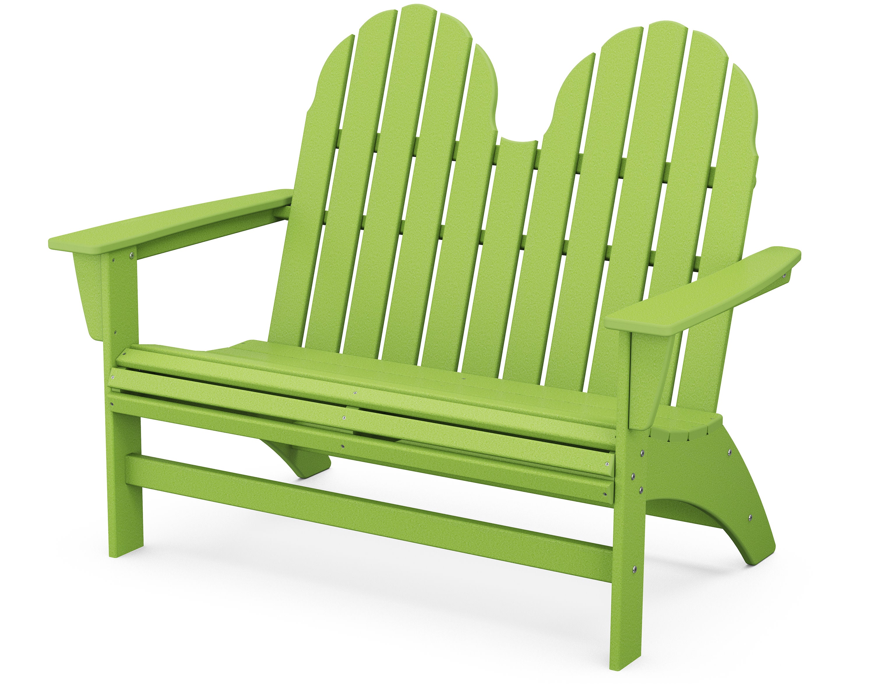 Vineyard 48" Adirondack Bench in Lime