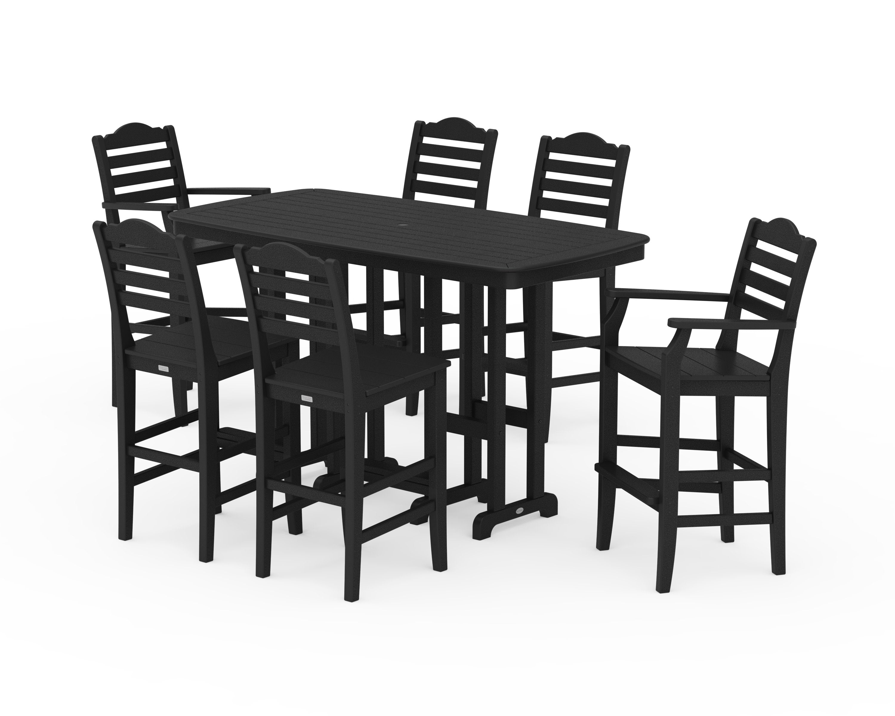 Savannah 7-Piece Bar Set in Black