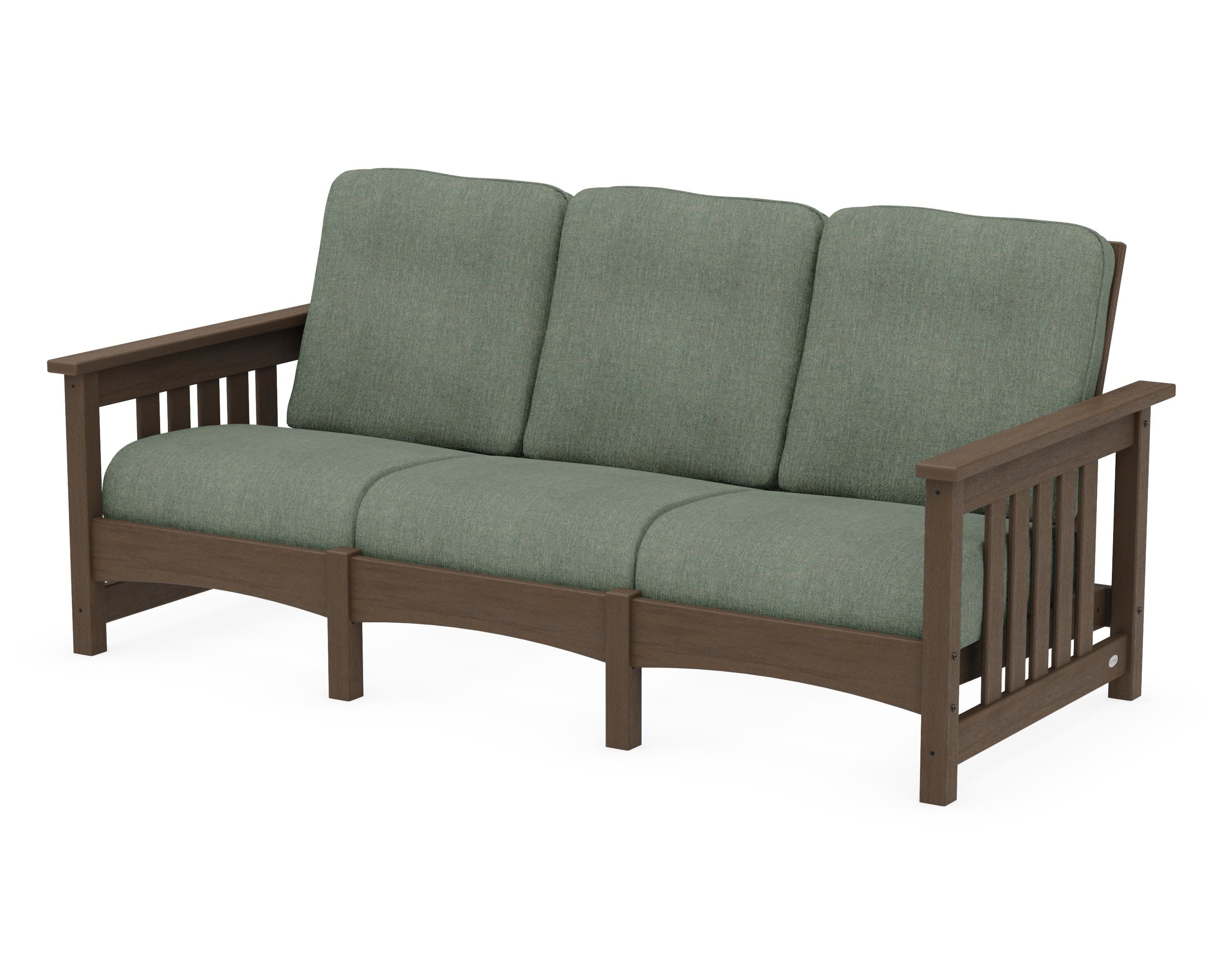 Club Mission Sofa in Kona / Cast Sage
