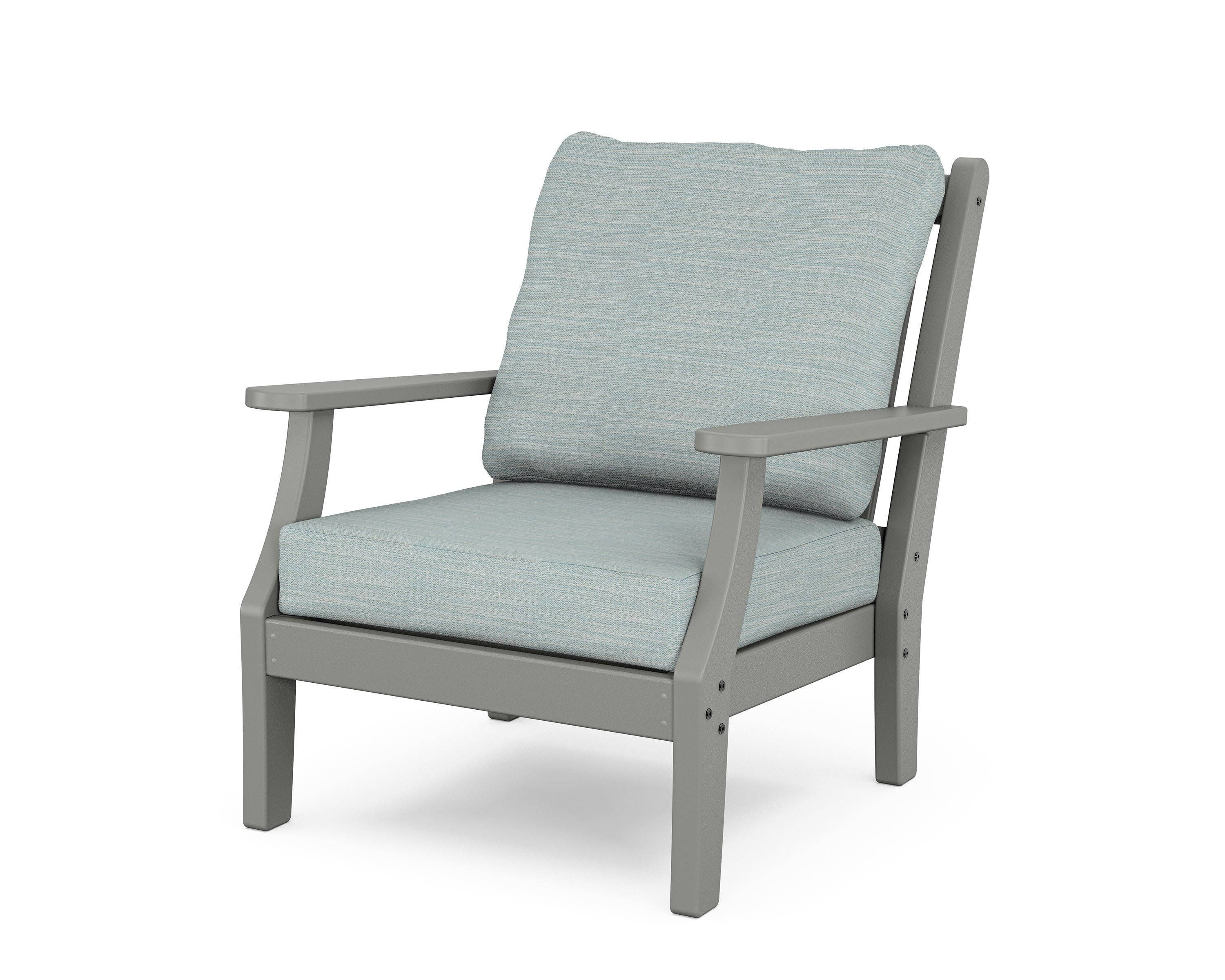 Wovendale Deep Seating Chair in Slate Grey / Soothe Mist