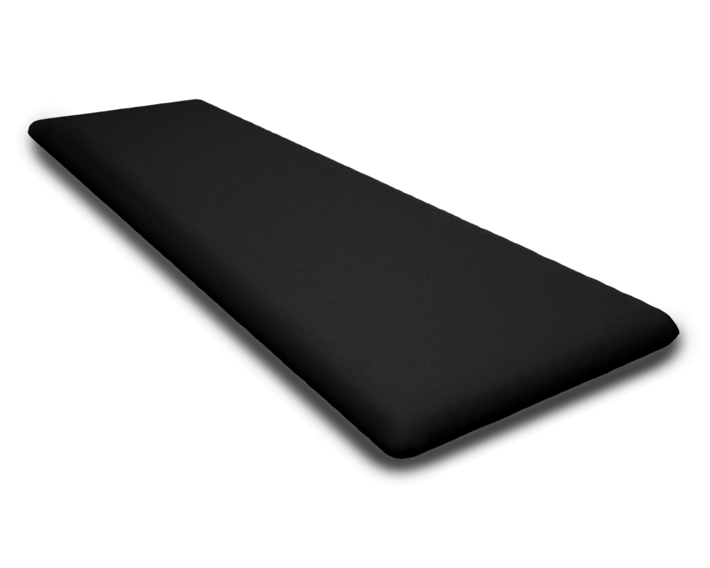 Bench Seat Cushion - 17.5"D x 57.5"W x 2.5"H in Canvas Black