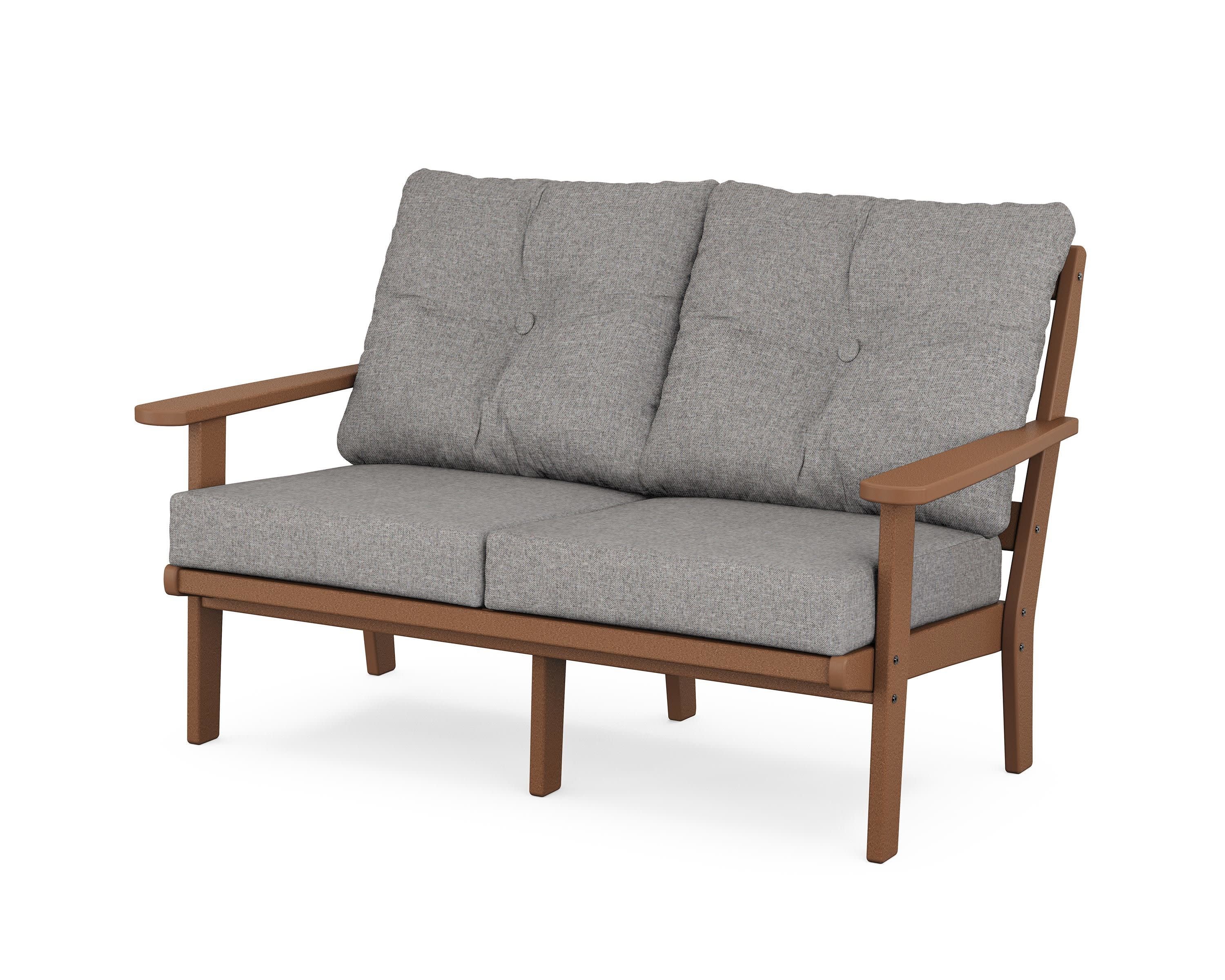 Mission Deep SeatingLoveseat in Teak / Grey Mist